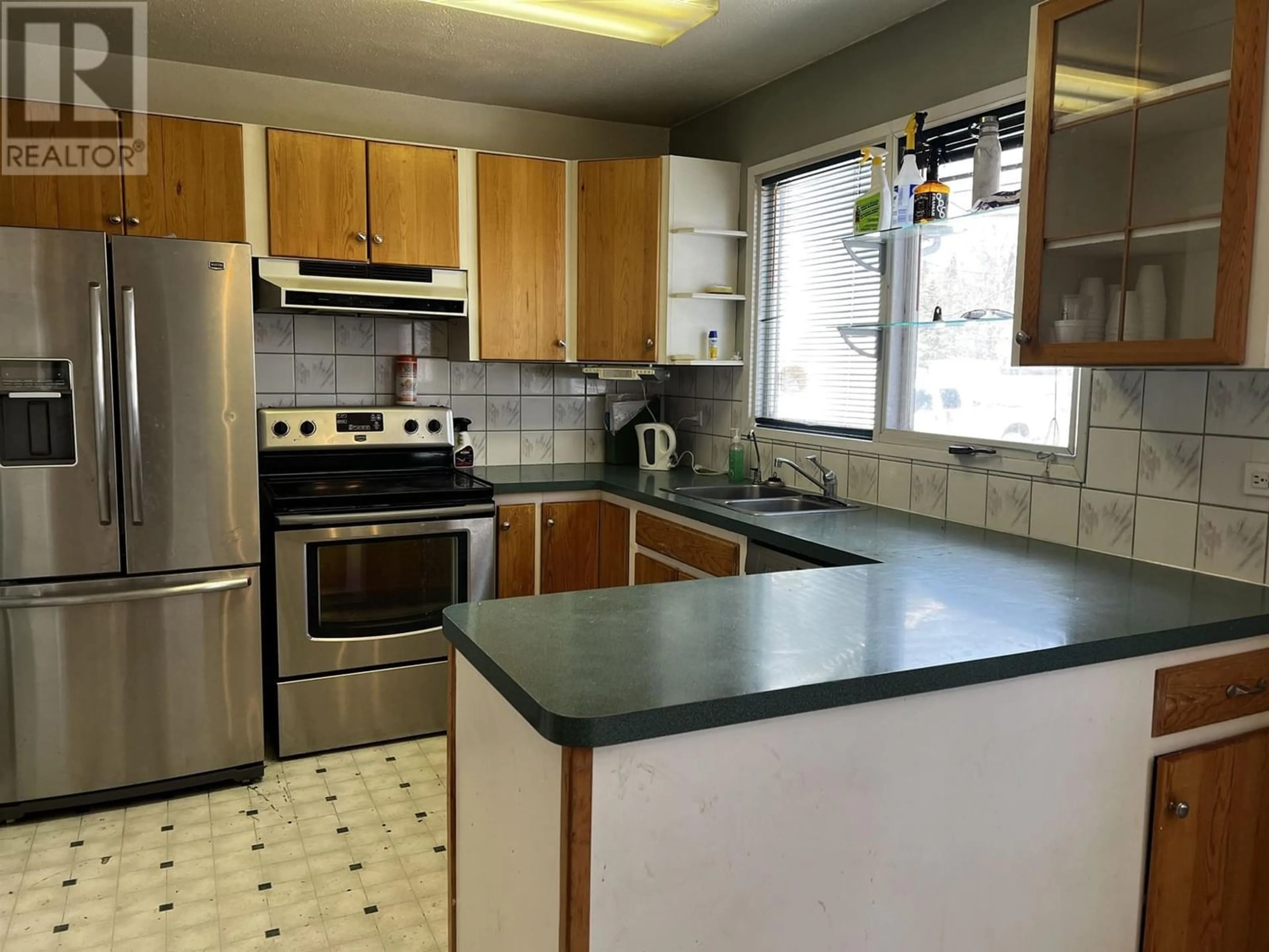 Standard kitchen, wood floors, cottage for 725 2ND WEST AVENUE, Fort St. James British Columbia V0J1P0