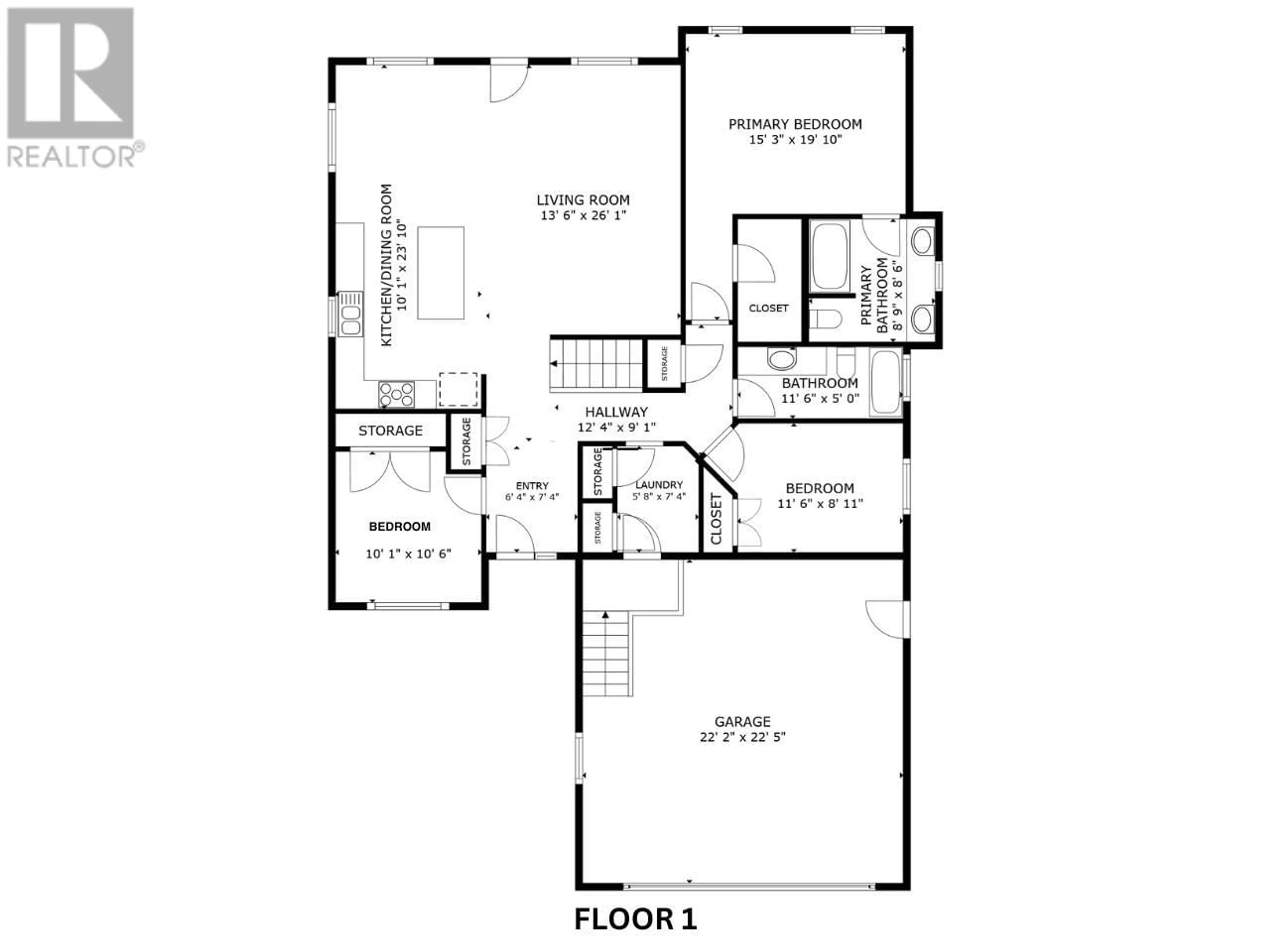 Floor plan for 11031 112 AVENUE, Fort St. John British Columbia V1J0R6