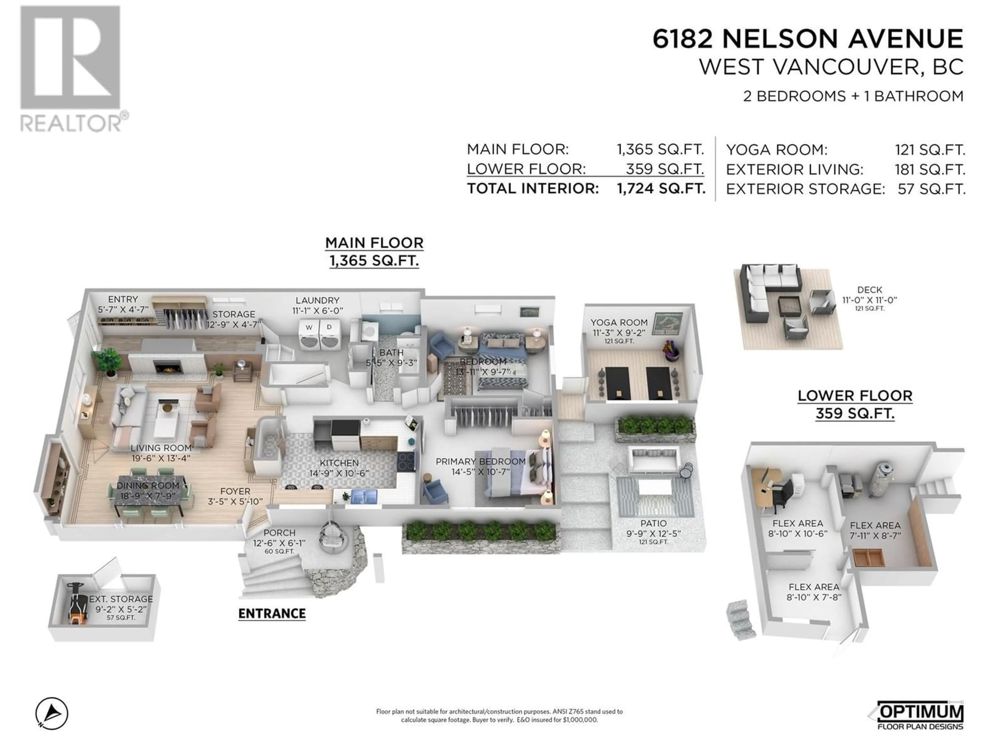 Floor plan for 6182 NELSON AVENUE, West Vancouver British Columbia V7W1Z9