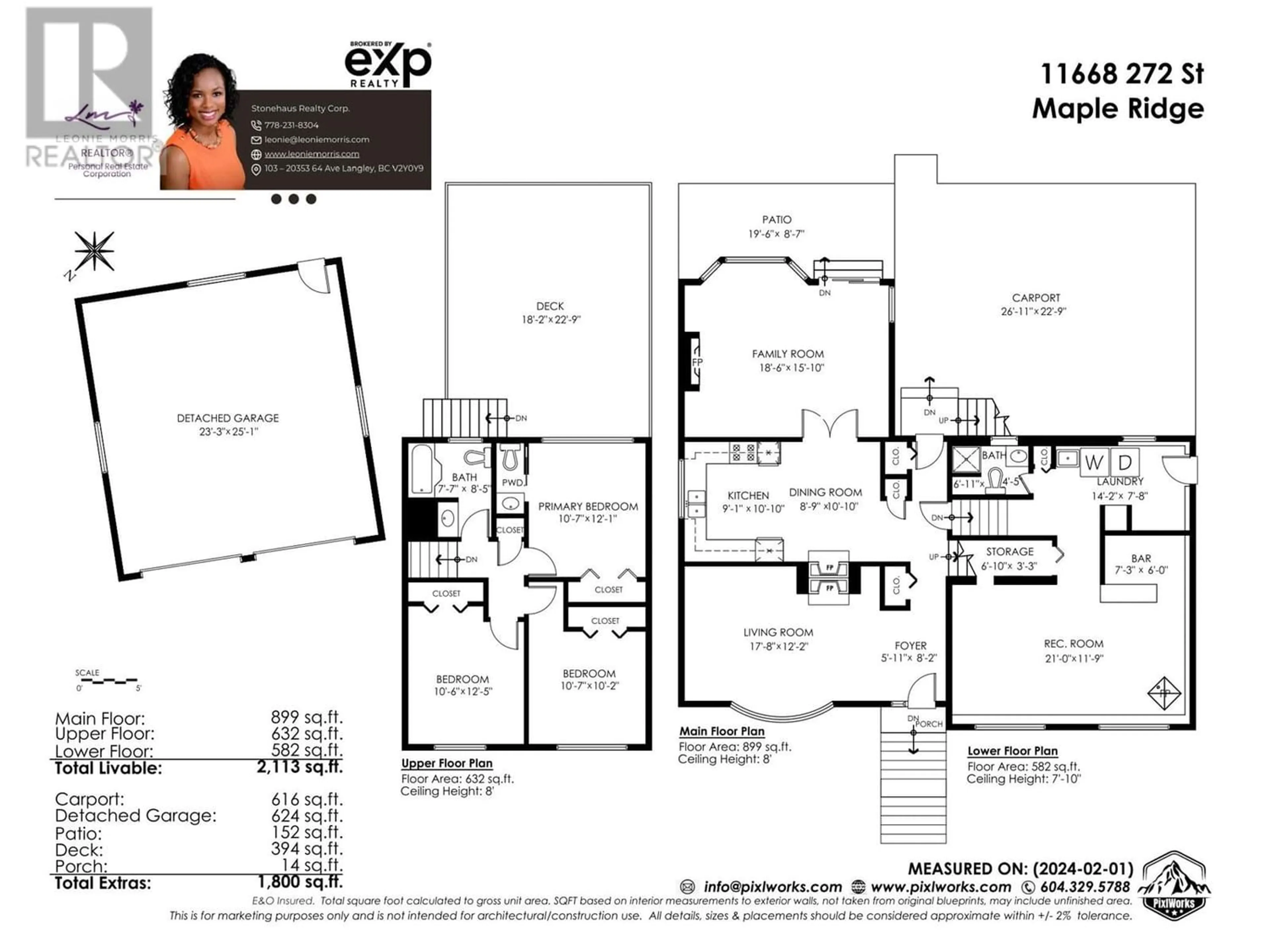 Floor plan for 11668 272 STREET, Maple Ridge British Columbia V2W1N1