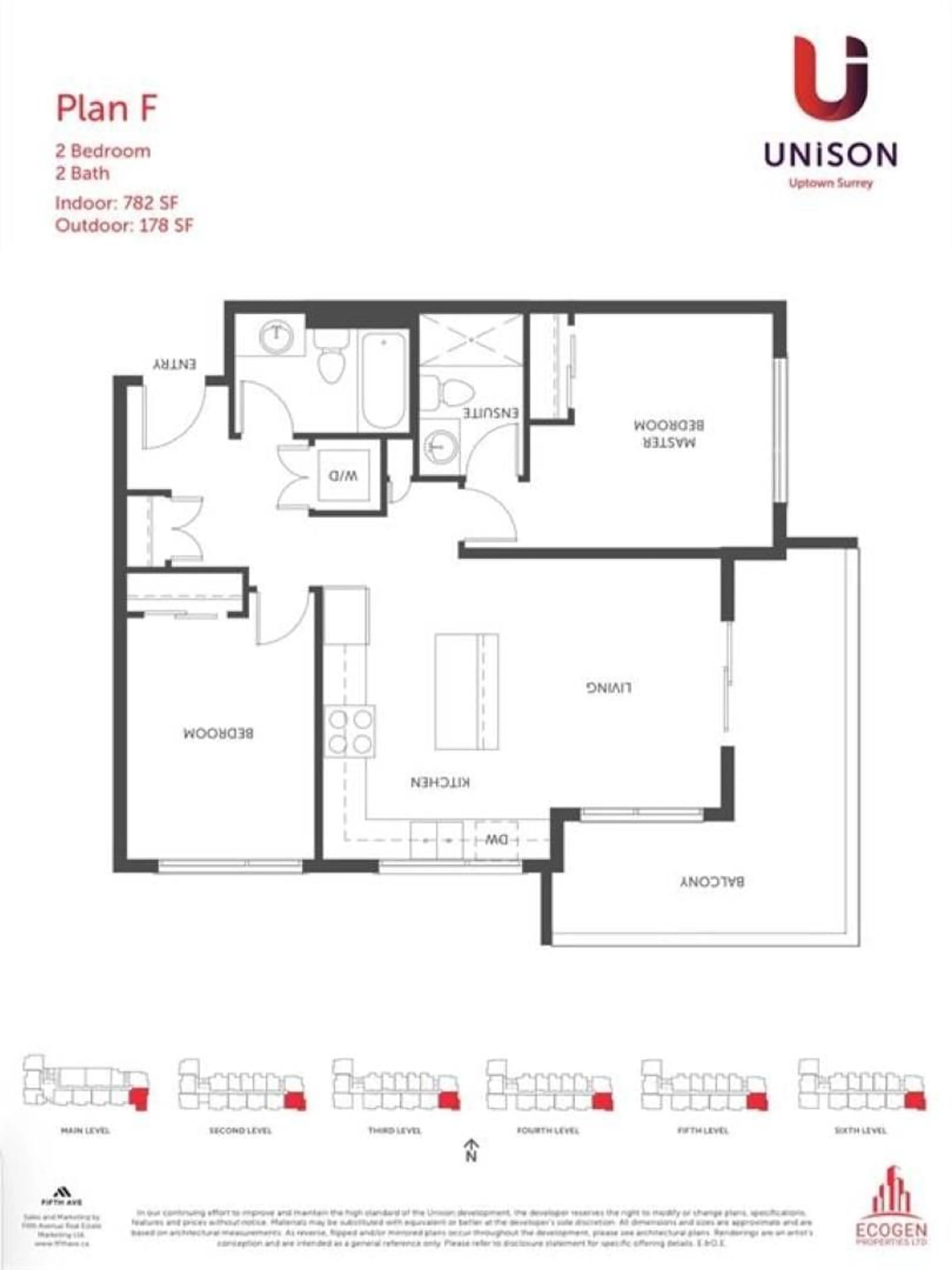 Floor plan for 313 14225 103A AVENUE, Surrey British Columbia V3W0T1