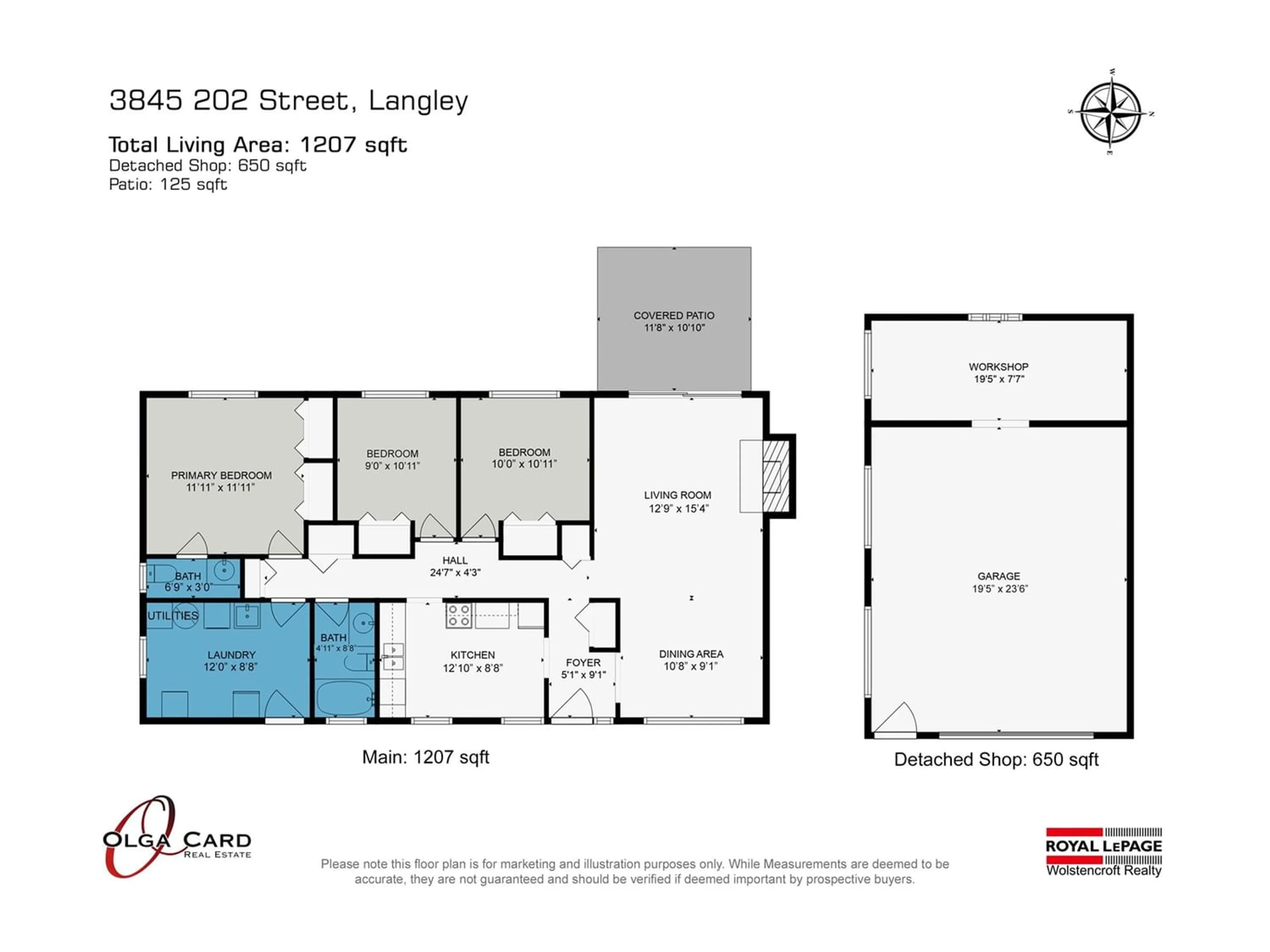 Floor plan for 3845 202 STREET, Langley British Columbia V3A1R9