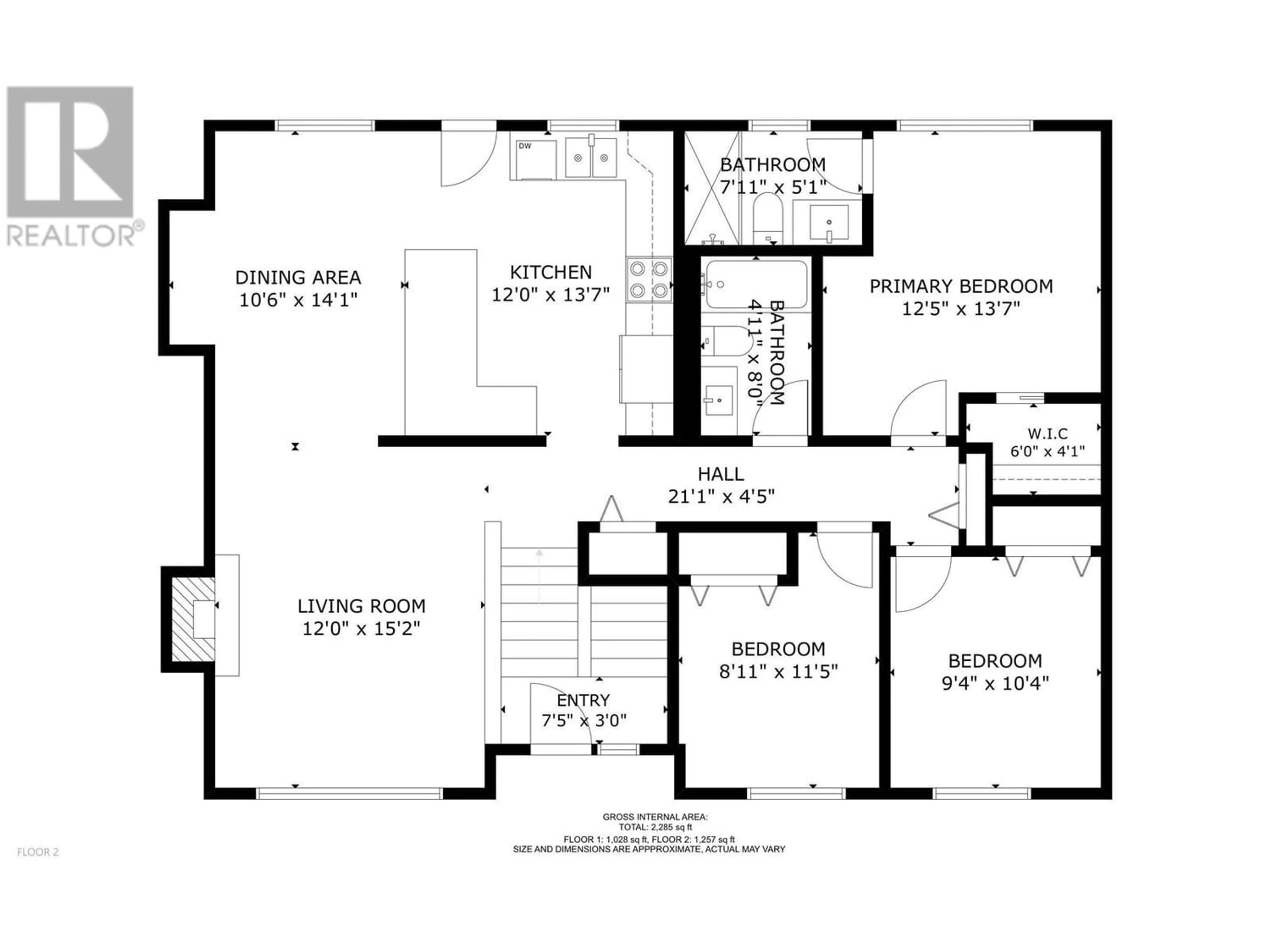 Floor plan for 9715 91 STREET, Fort St. John British Columbia V1J5C8