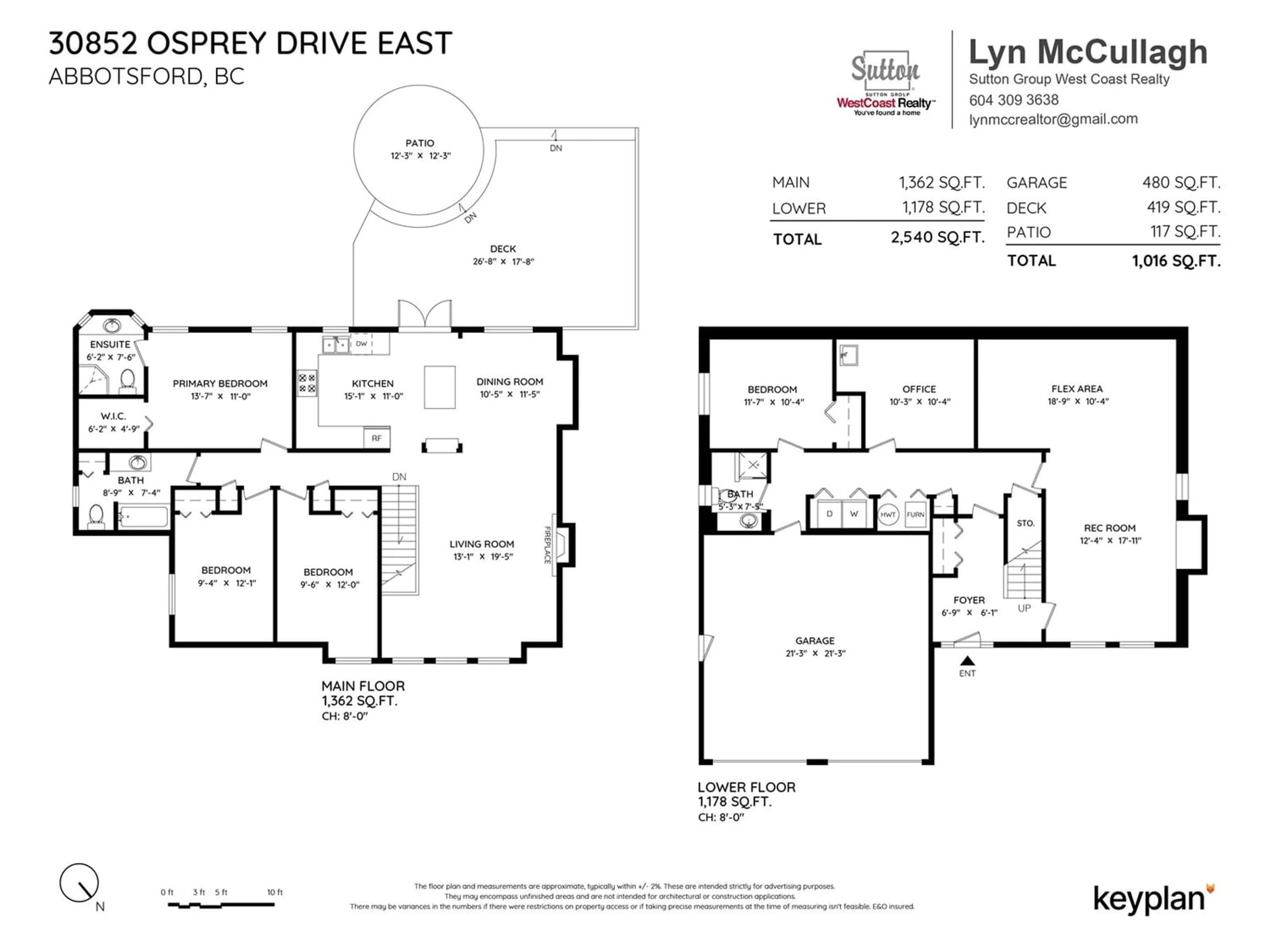 Floor plan for 30852 E OSPREY DRIVE, Abbotsford British Columbia V2T5P8