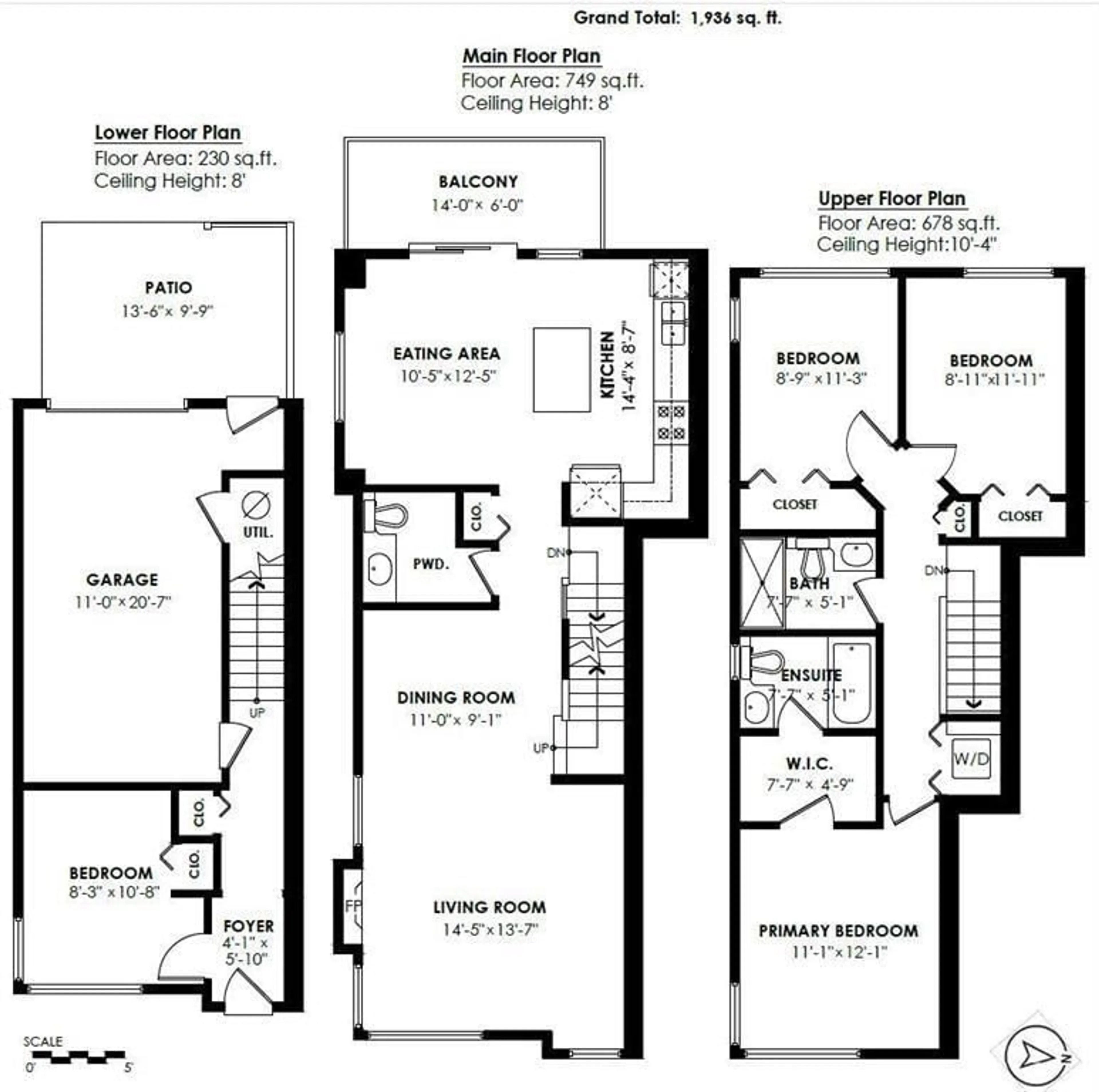 Floor plan for 122 6671 121 STREET, Surrey British Columbia V3W1T9