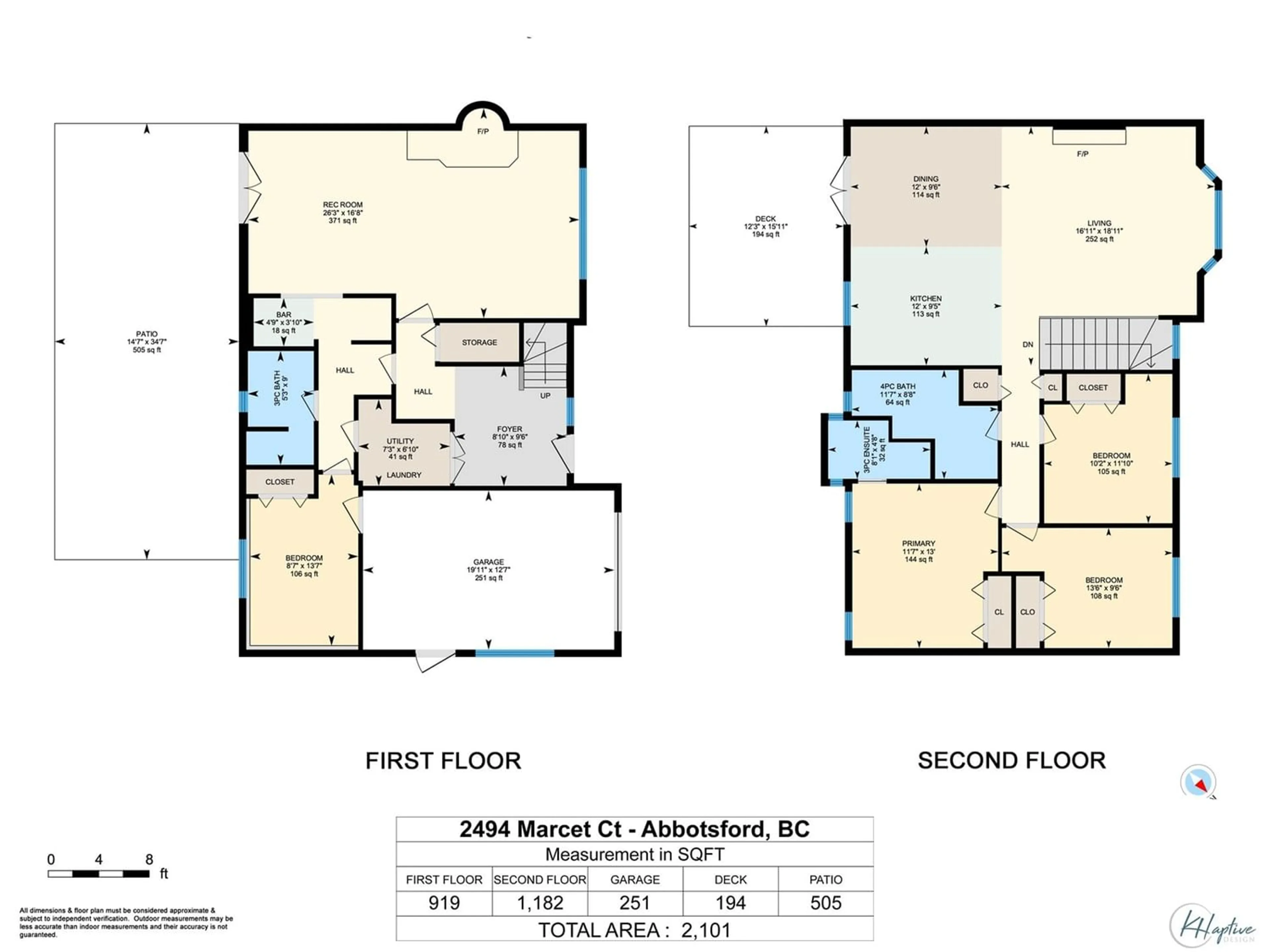 Floor plan for 2494 MARCET COURT, Abbotsford British Columbia V3G2A8