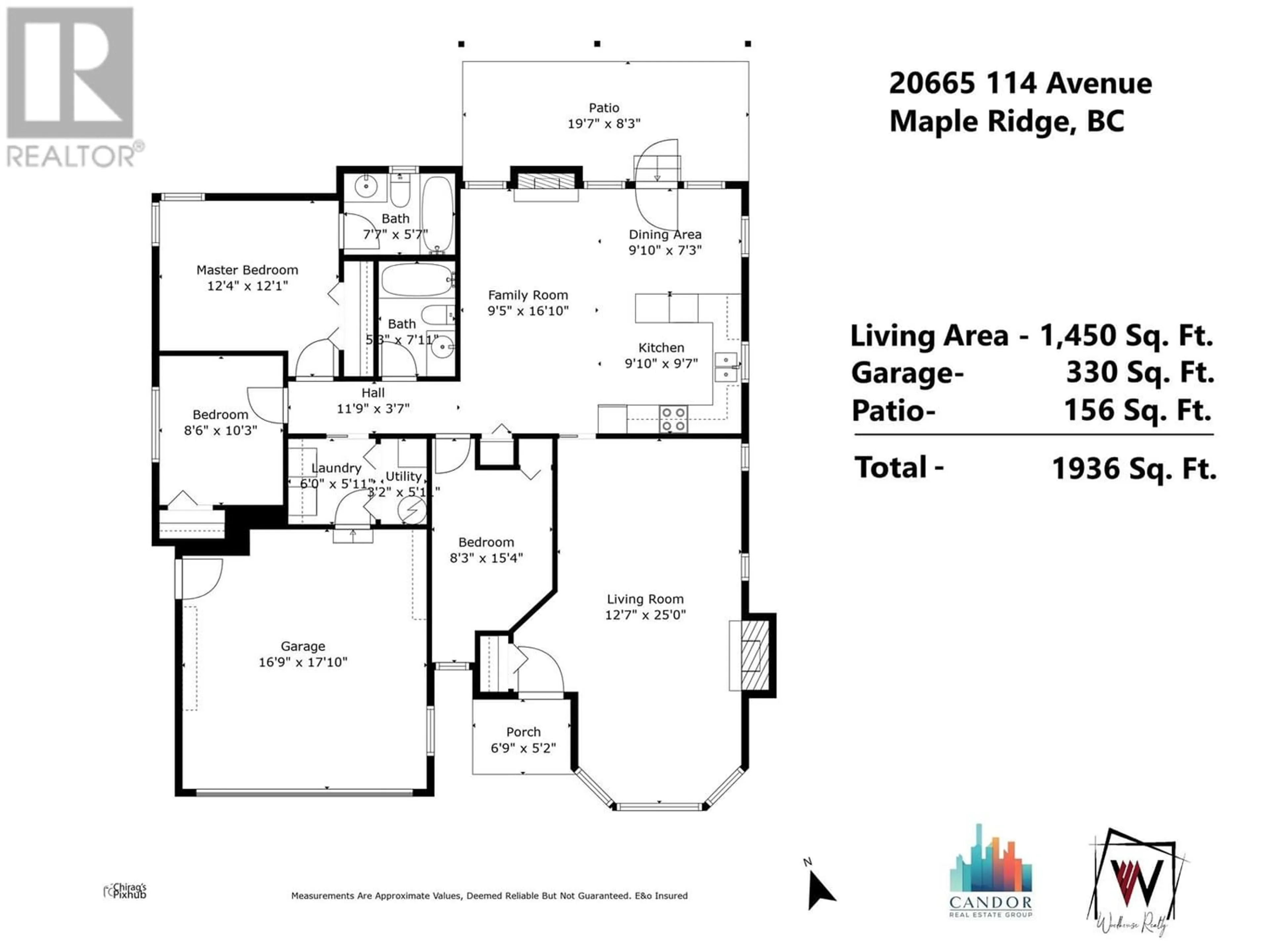 Floor plan for 20665 114TH AVENUE, Maple Ridge British Columbia V2X1J9