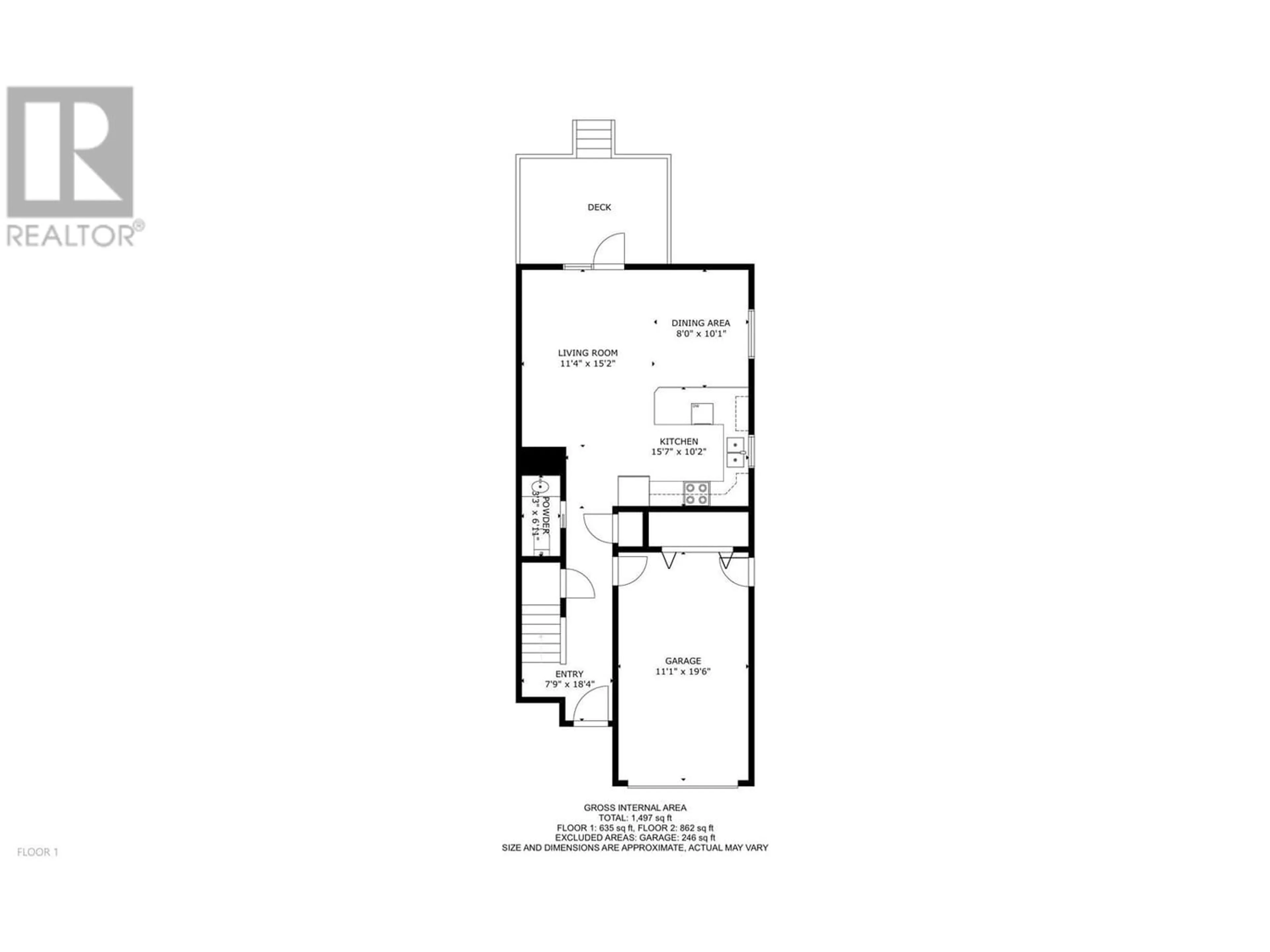 Floor plan for 8812 114 AVENUE, Fort St. John British Columbia V1J0C3
