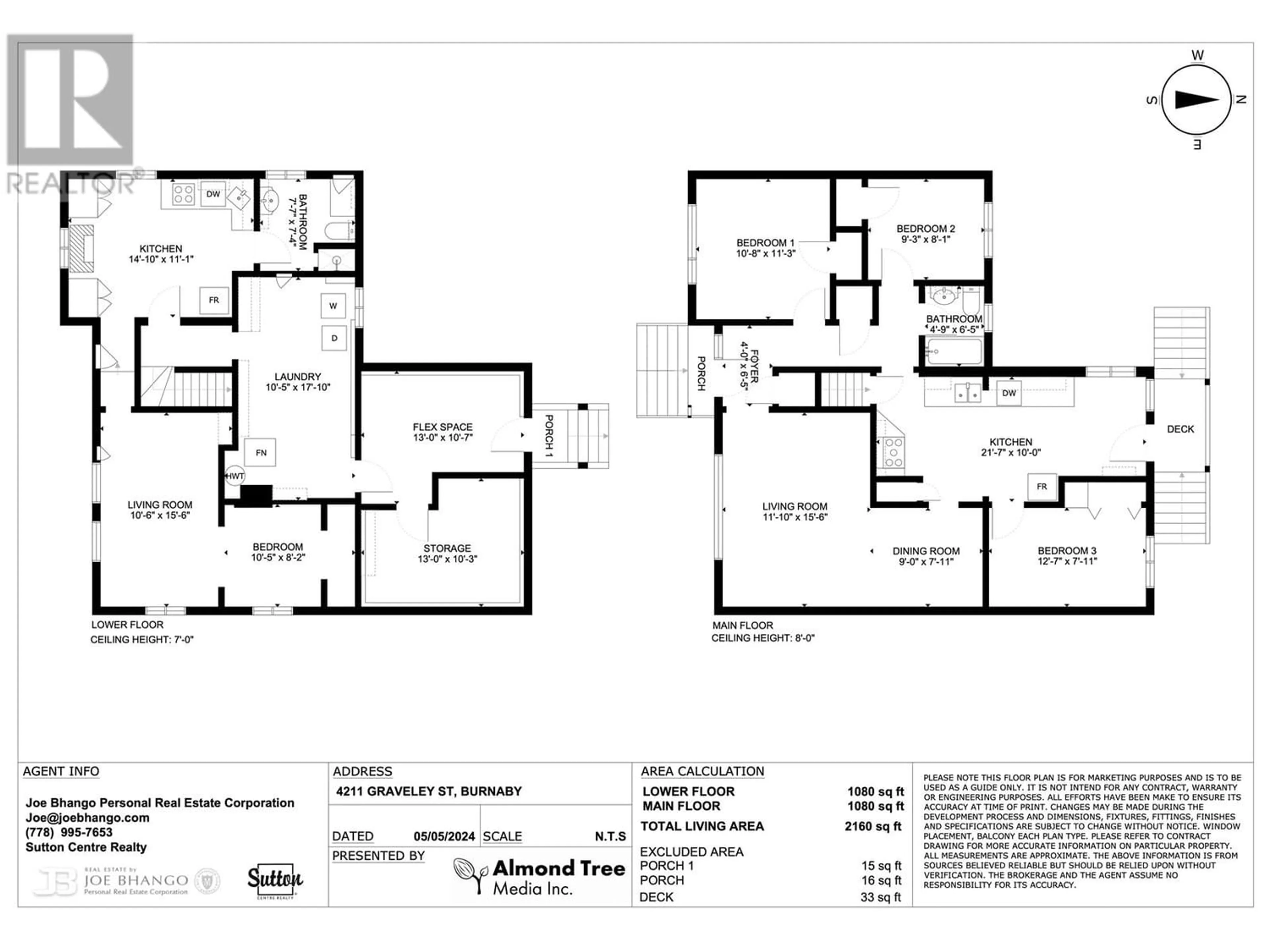 Floor plan for 4211 GRAVELEY STREET, Burnaby British Columbia V5C3T7