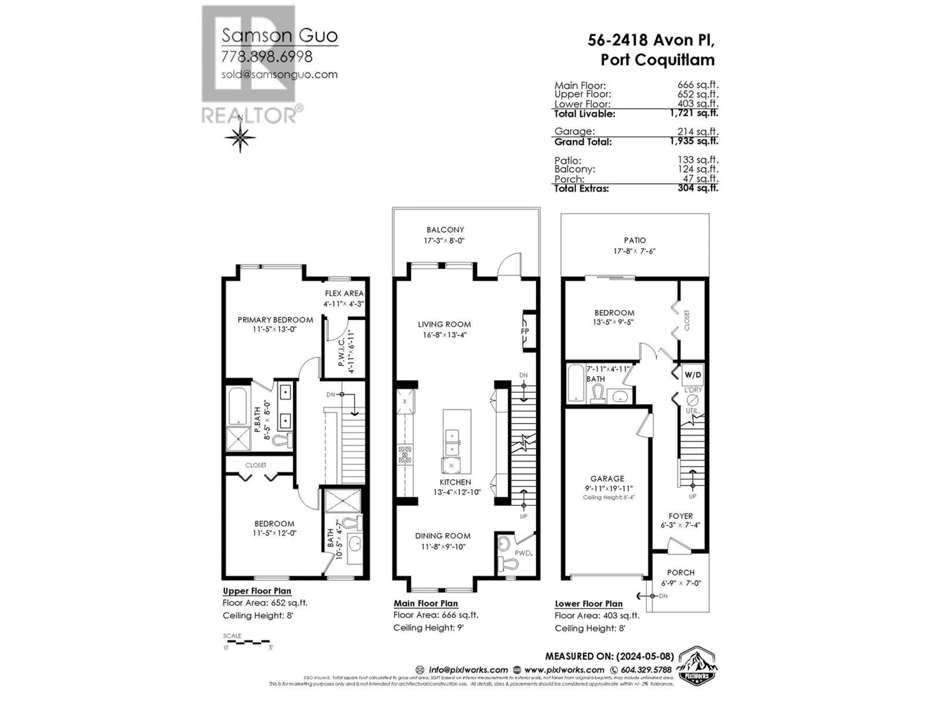 Floor plan for 56 2418 AVON PLACE, Port Coquitlam British Columbia V3B0C7