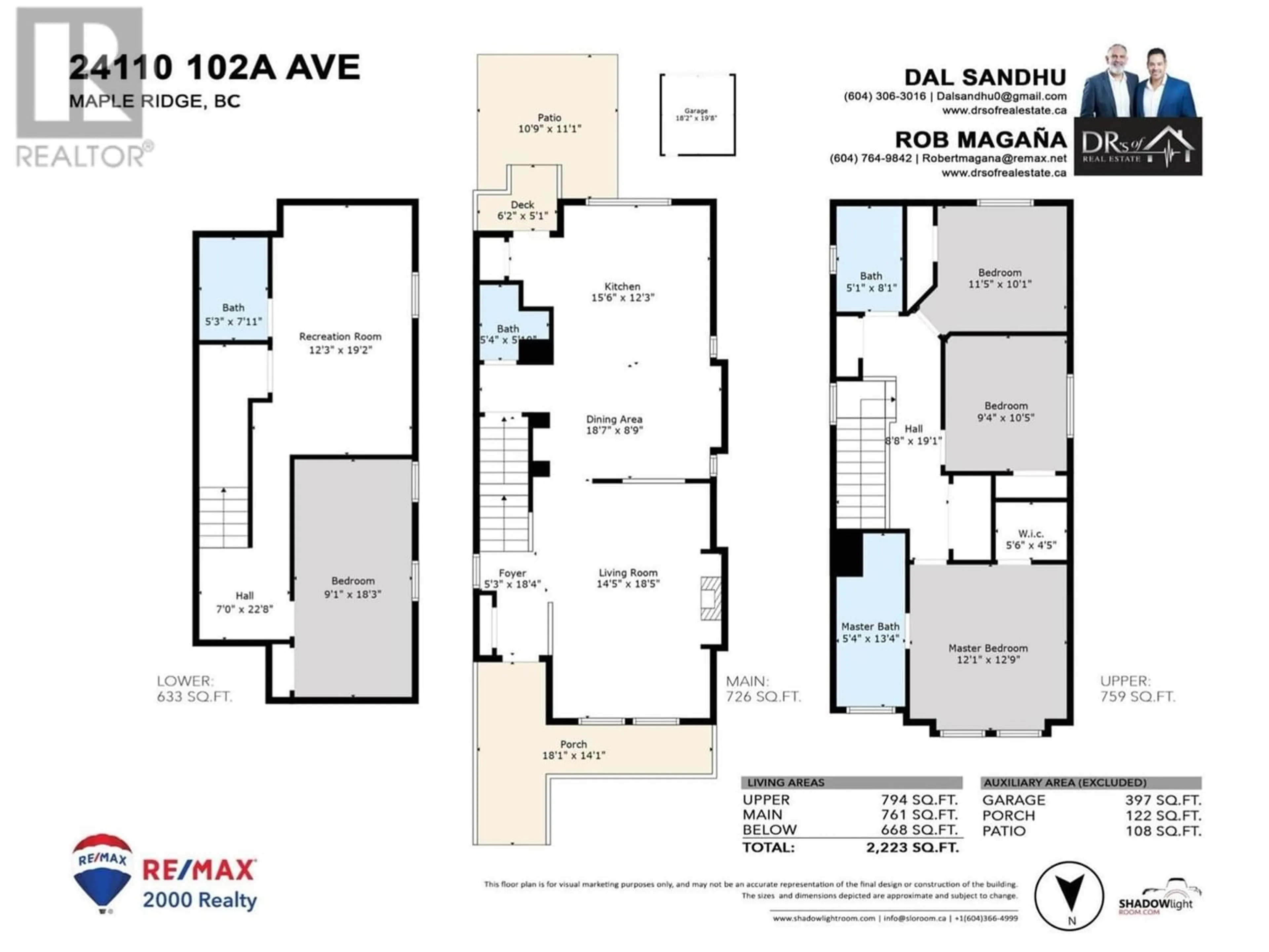 Floor plan for 24110 102A AVENUE, Maple Ridge British Columbia V2W2B3