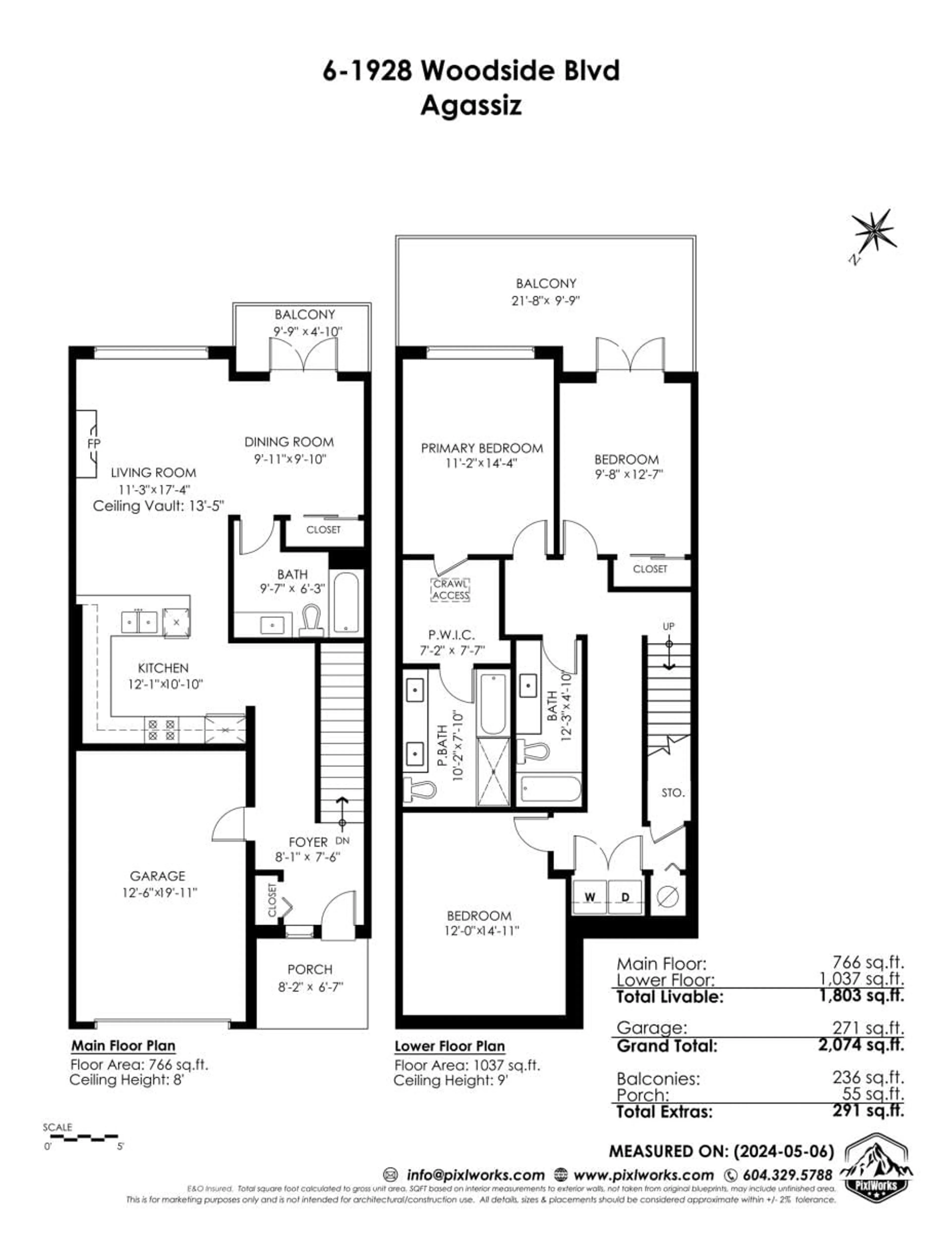 Floor plan for 6 1928 WOODSIDE BOULEVARD, Agassiz British Columbia V0M1A1