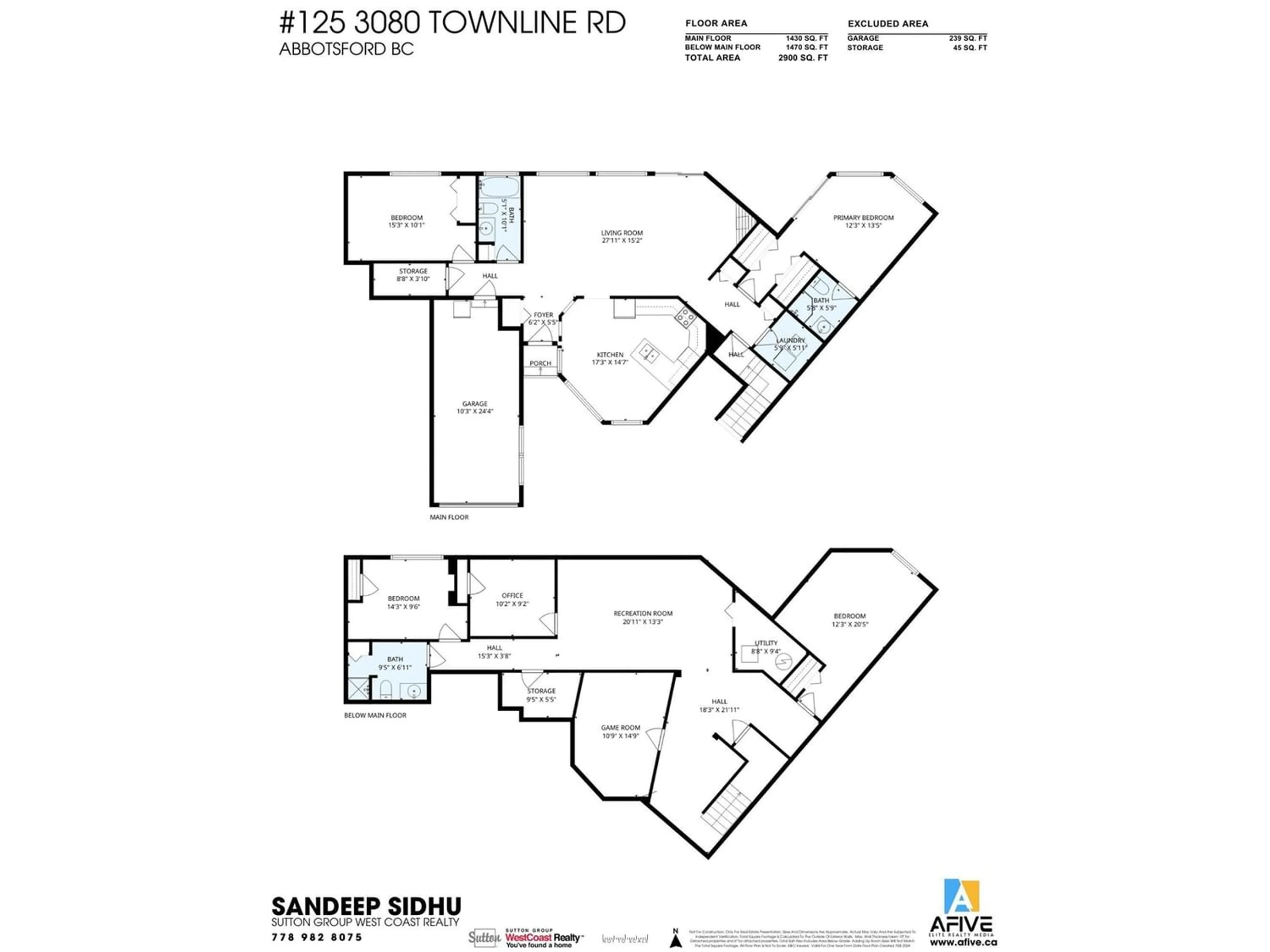 Floor plan for 125 3080 TOWNLINE ROAD, Abbotsford British Columbia V2T5M2