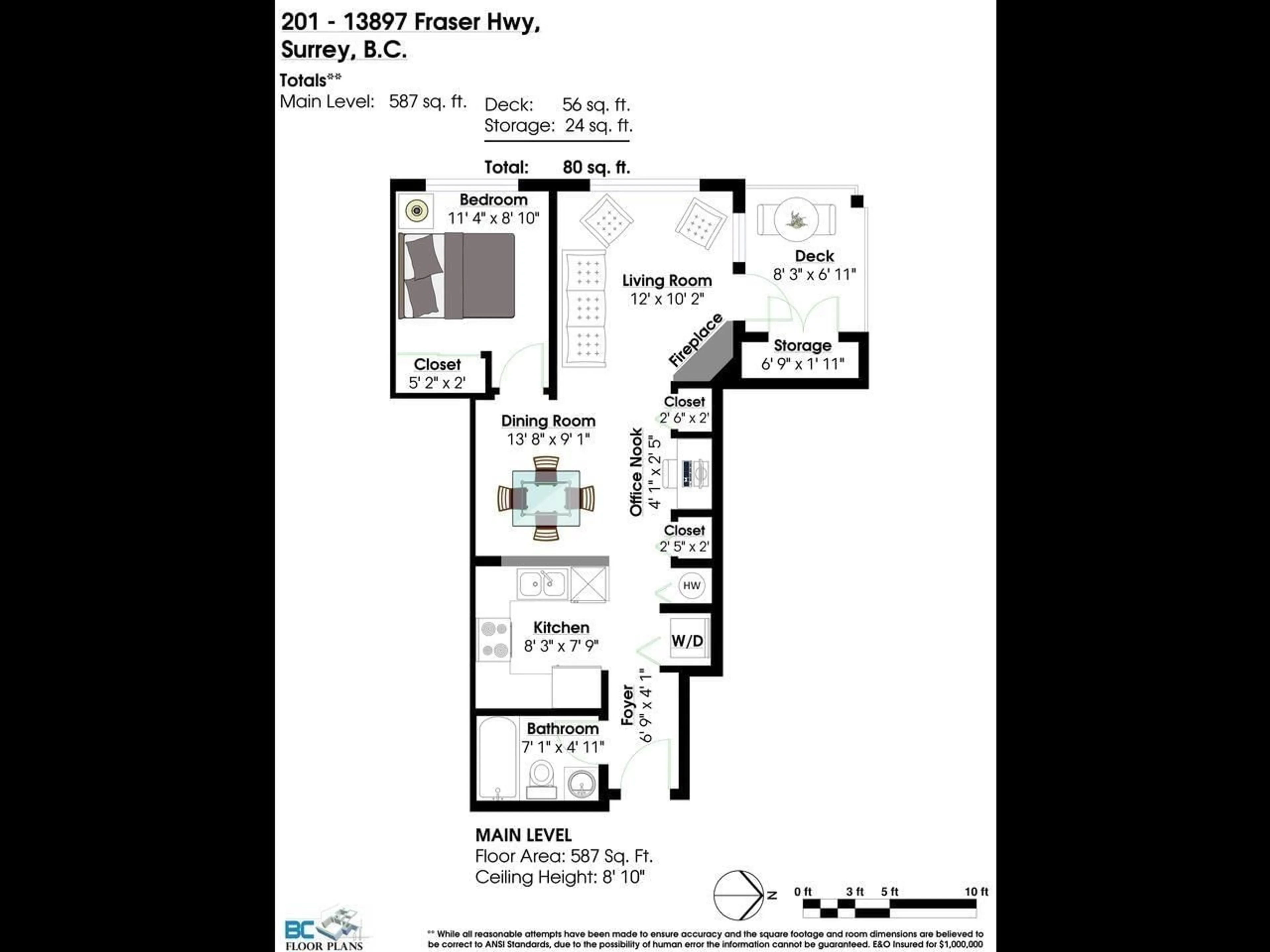 Floor plan for 201 13897 FRASER HIGHWAY, Surrey British Columbia V3T0G8
