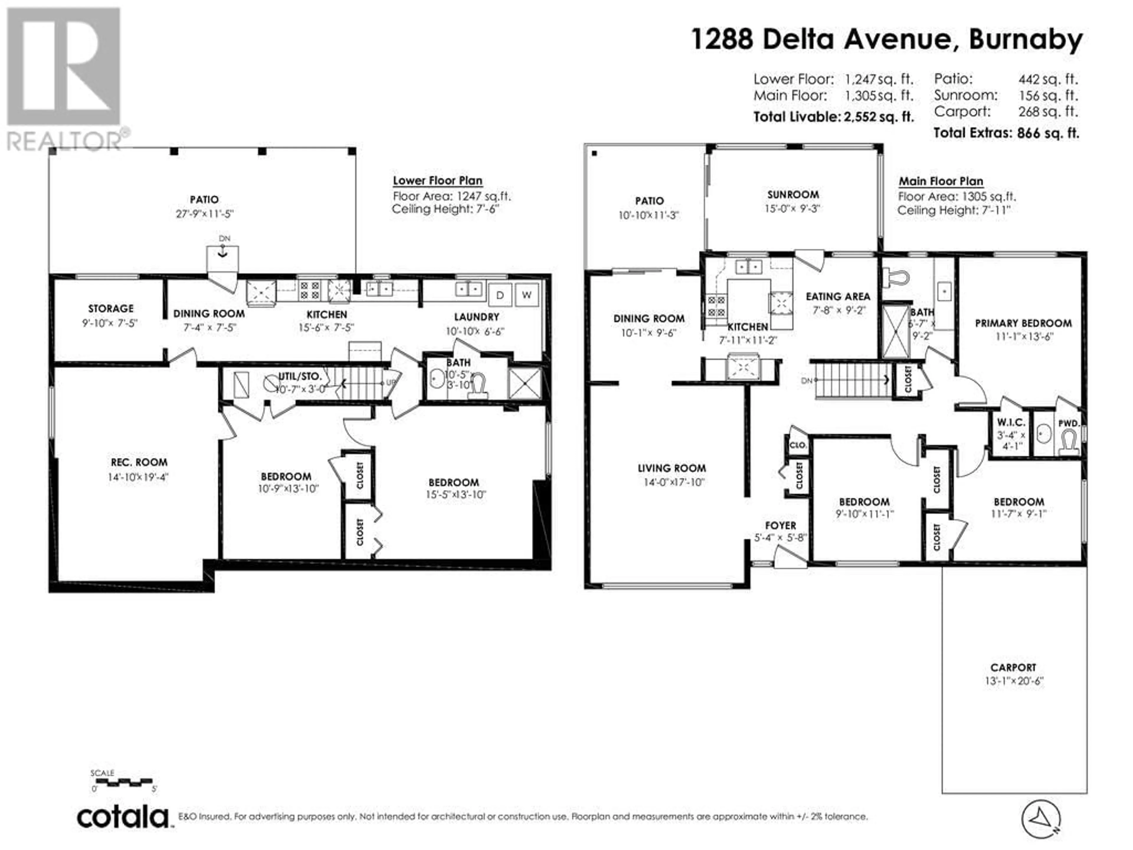 Floor plan for 1288 DELTA AVENUE, Burnaby British Columbia V5B3G2