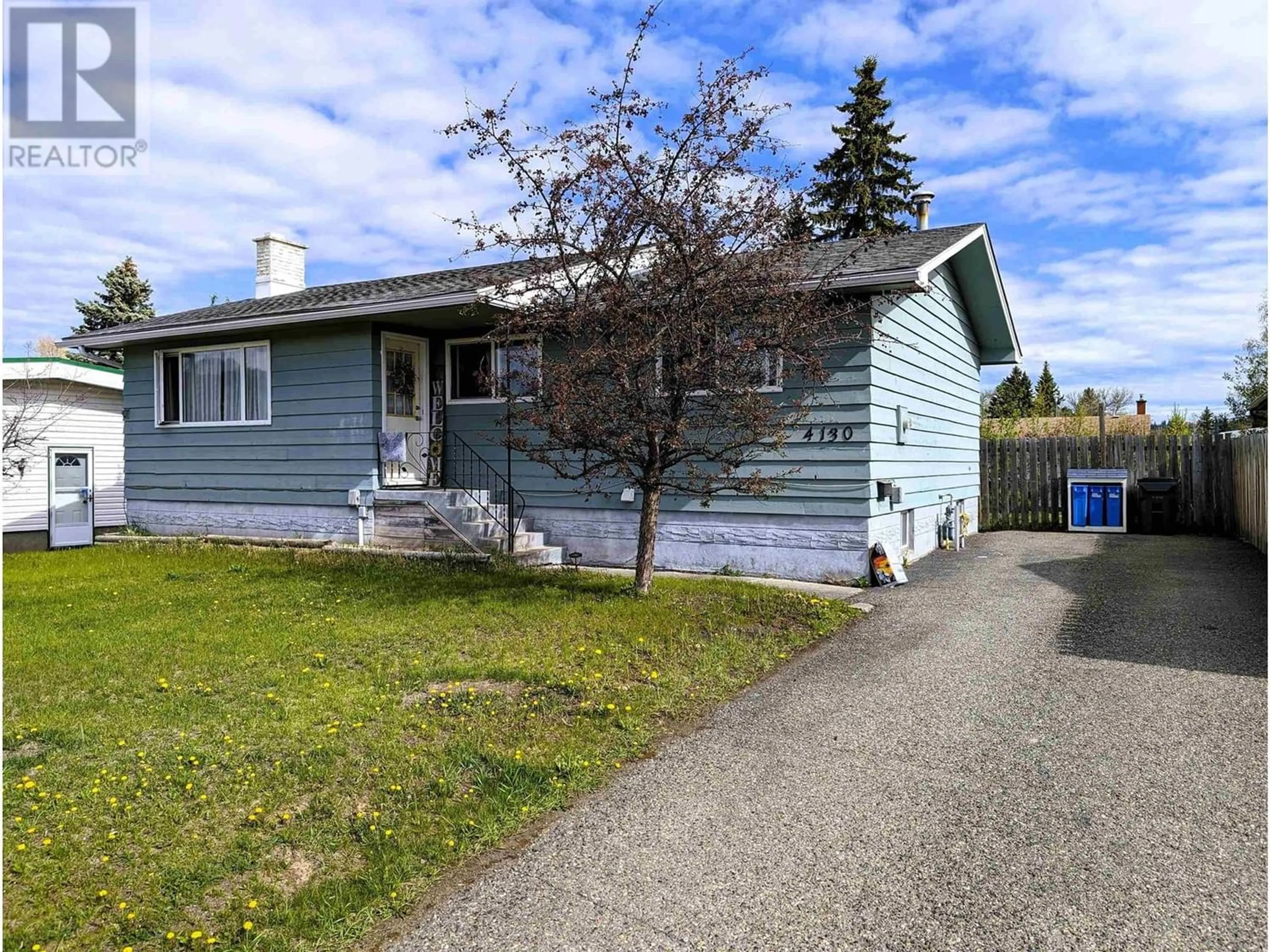Frontside or backside of a home for 4130 RAINBOW DRIVE, Prince George British Columbia V2M3W4