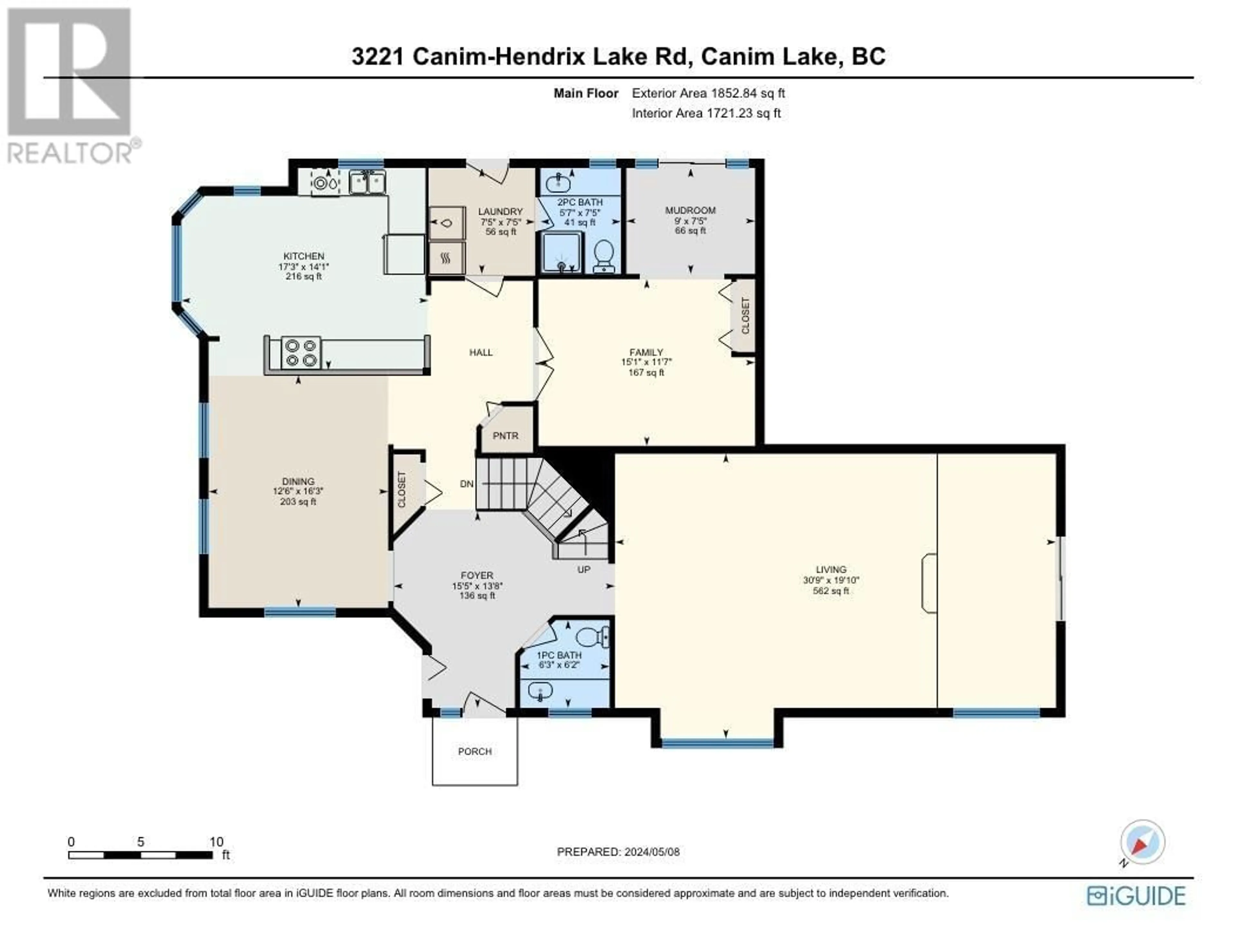 Floor plan for 3221 CANIM HENDRIX ROAD, Canim Lake British Columbia V0K1J0