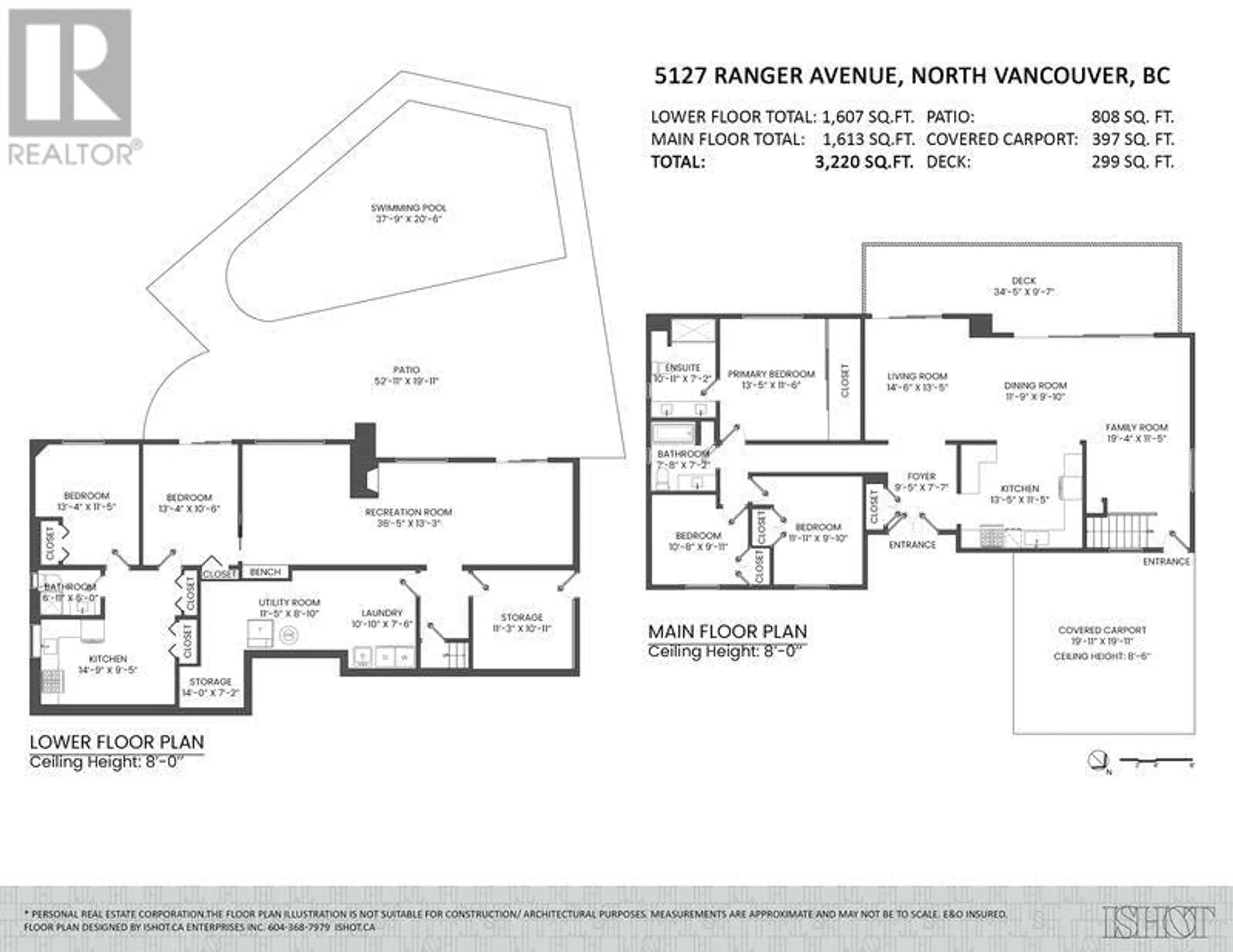 Floor plan for 5127 RANGER AVENUE, North Vancouver British Columbia V7R3M5