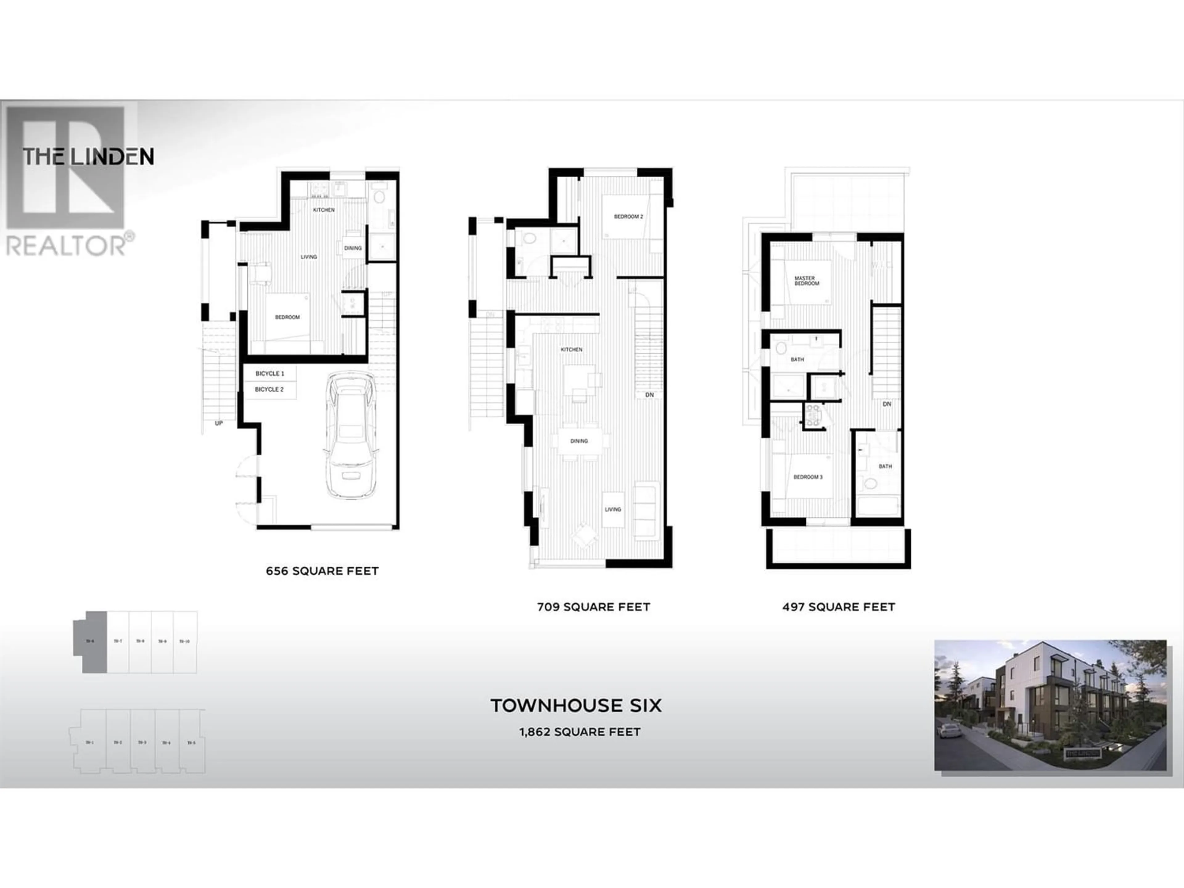 Floor plan for TH6 610 E 3RD STREET, North Vancouver British Columbia V7L1G7