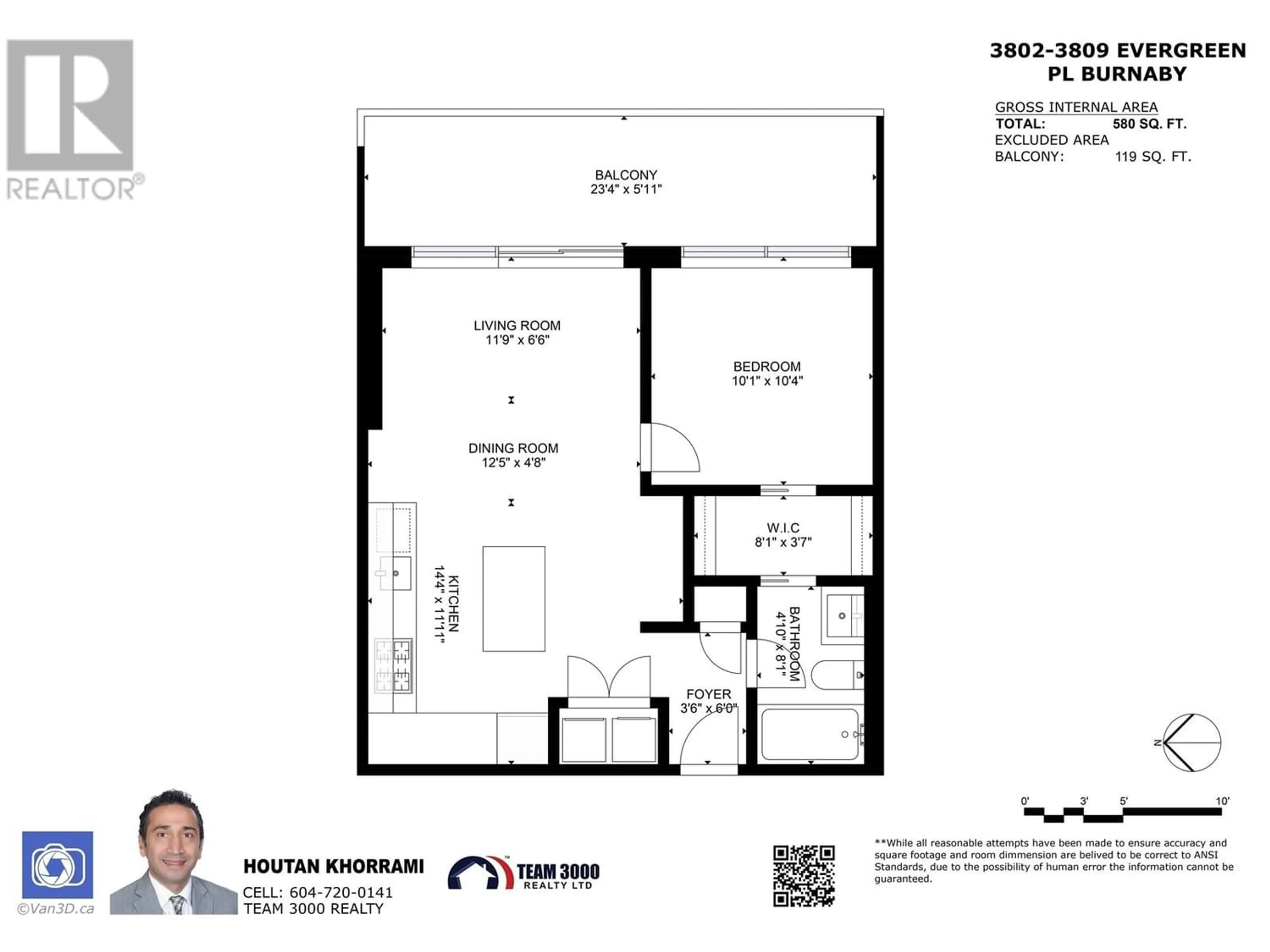 Floor plan for 3802 3809 EVERGREEN PLACE, Burnaby British Columbia V3J0M1