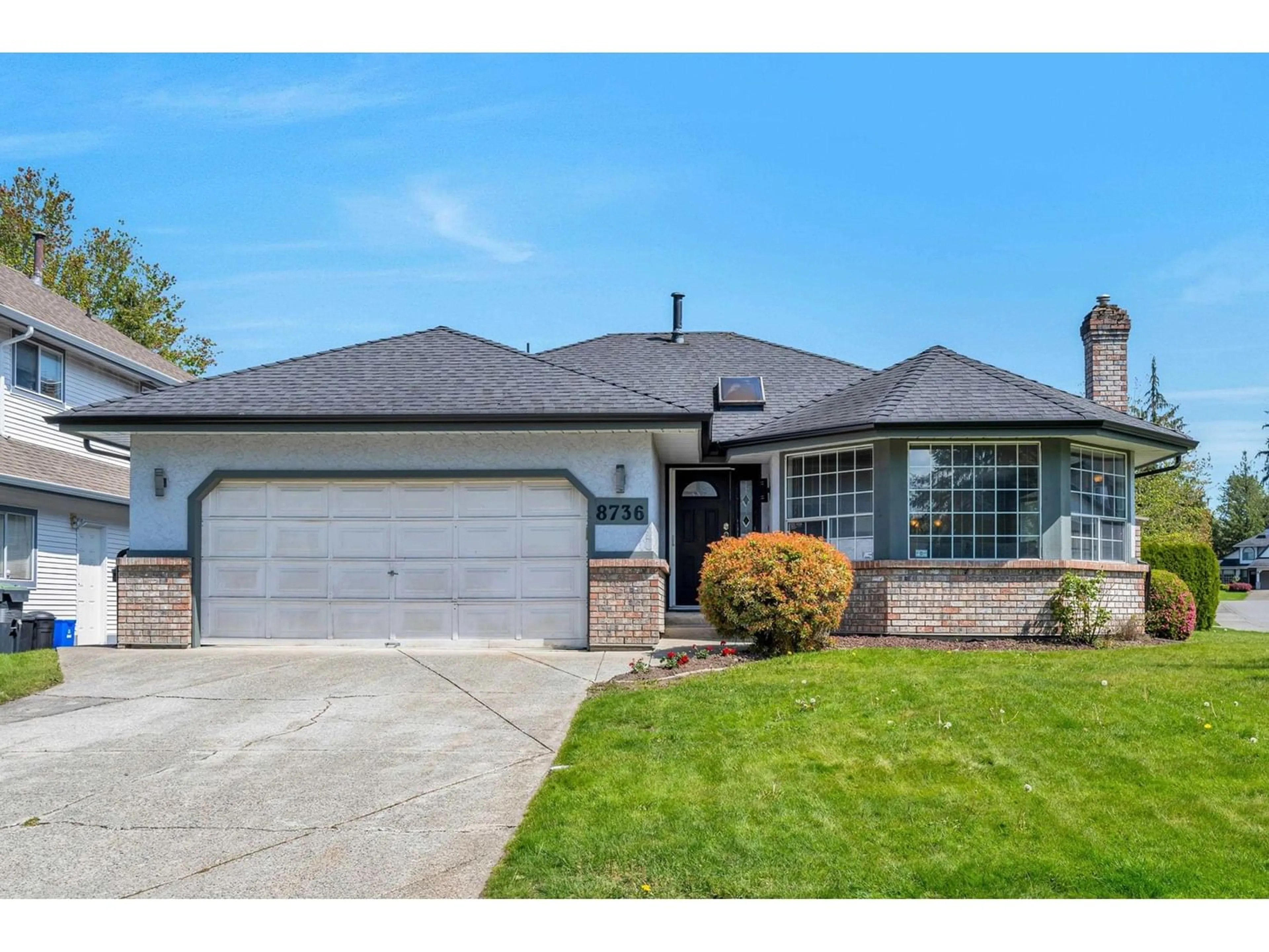 Frontside or backside of a home for 8736 215 STREET, Langley British Columbia V1M2E4