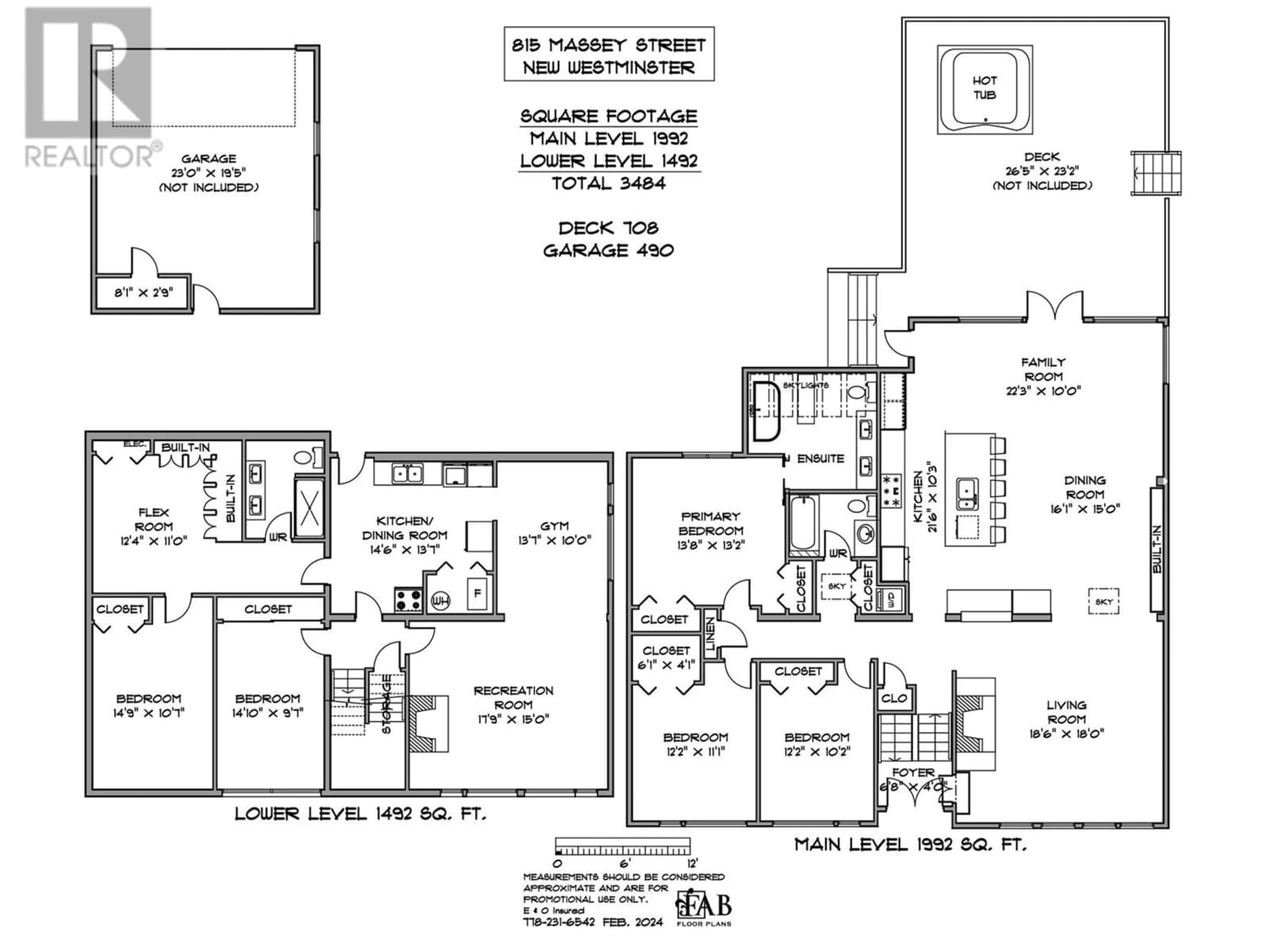 Floor plan for 815 MASSEY STREET, New Westminster British Columbia V3L4S8