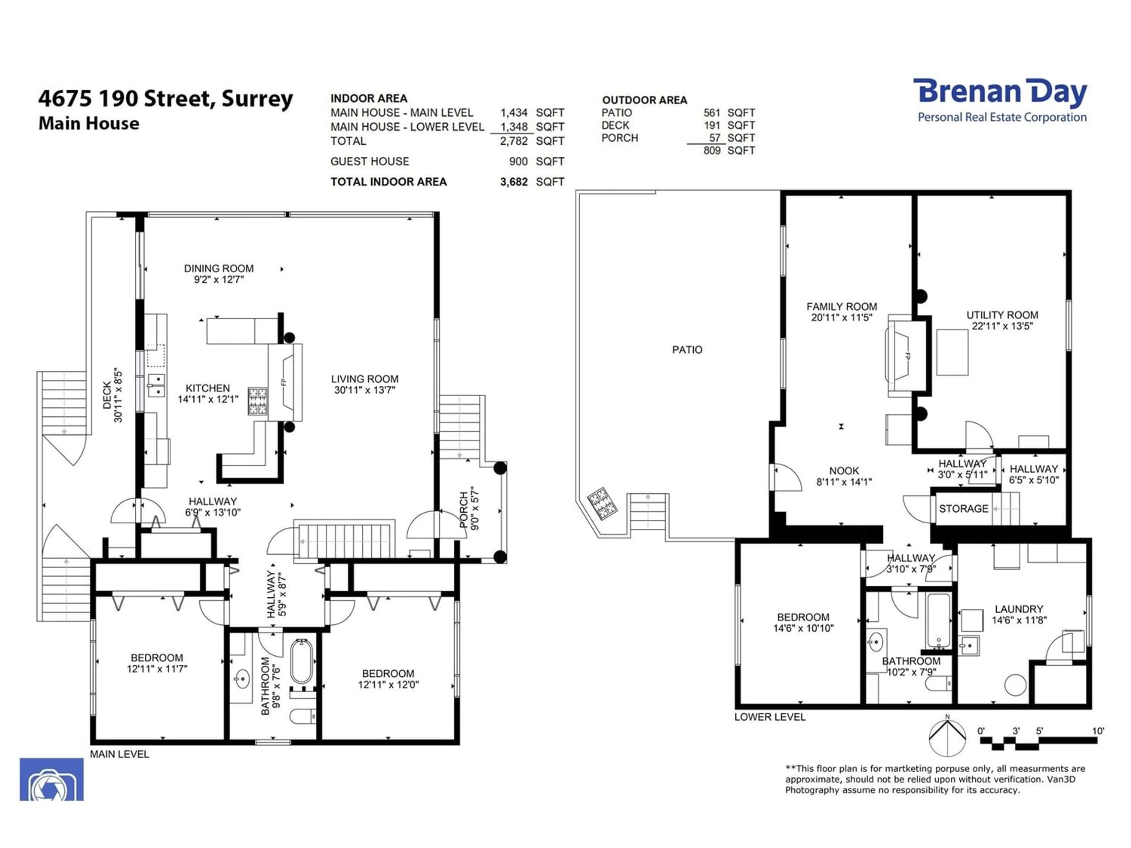 Floor plan for 4675 190 STREET, Surrey British Columbia V3S0L5