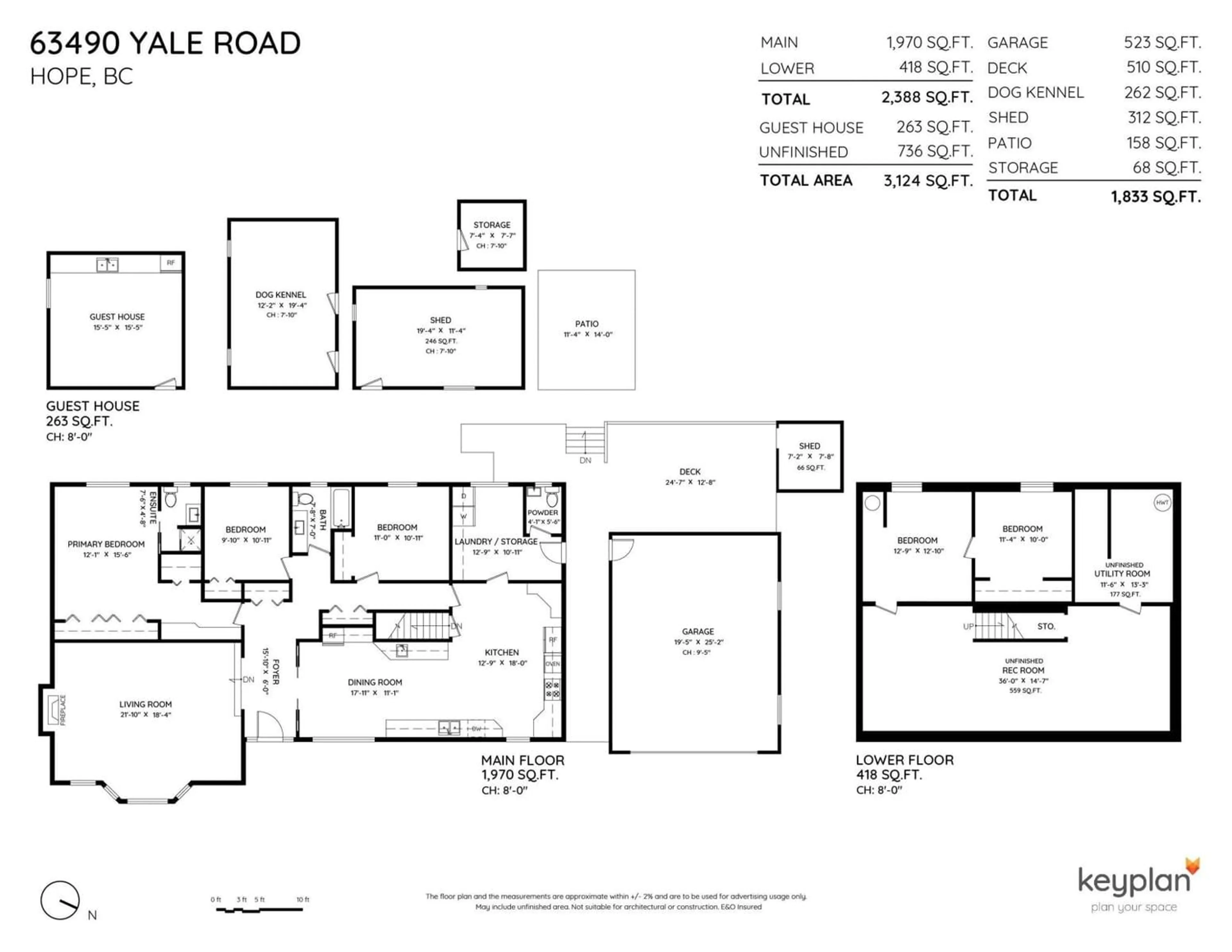 Floor plan for 63490 YALE ROAD, Hope British Columbia V0X1L2