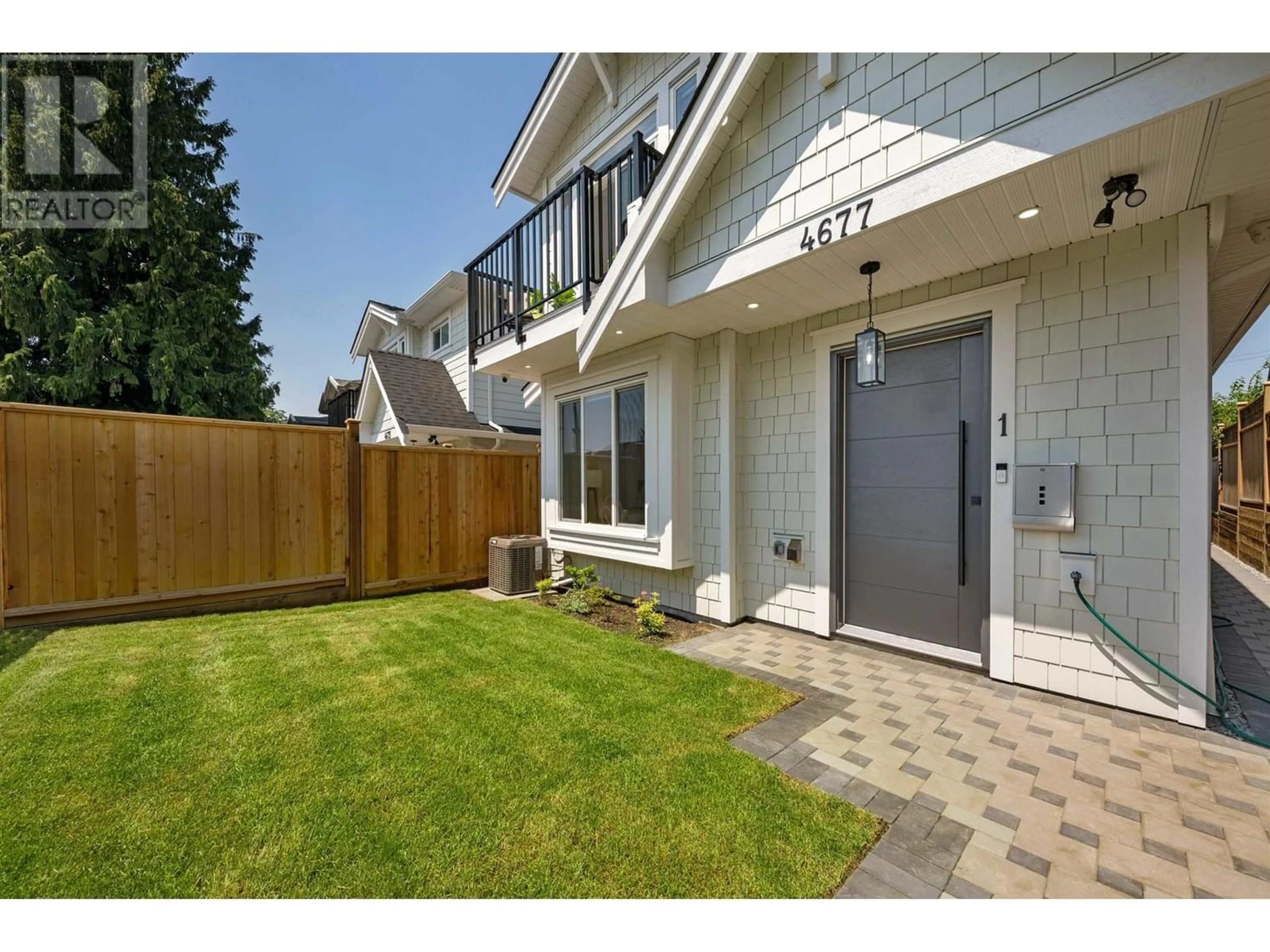 Frontside or backside of a home for 1 4677 CANADA WAY, Burnaby British Columbia V5G1K8