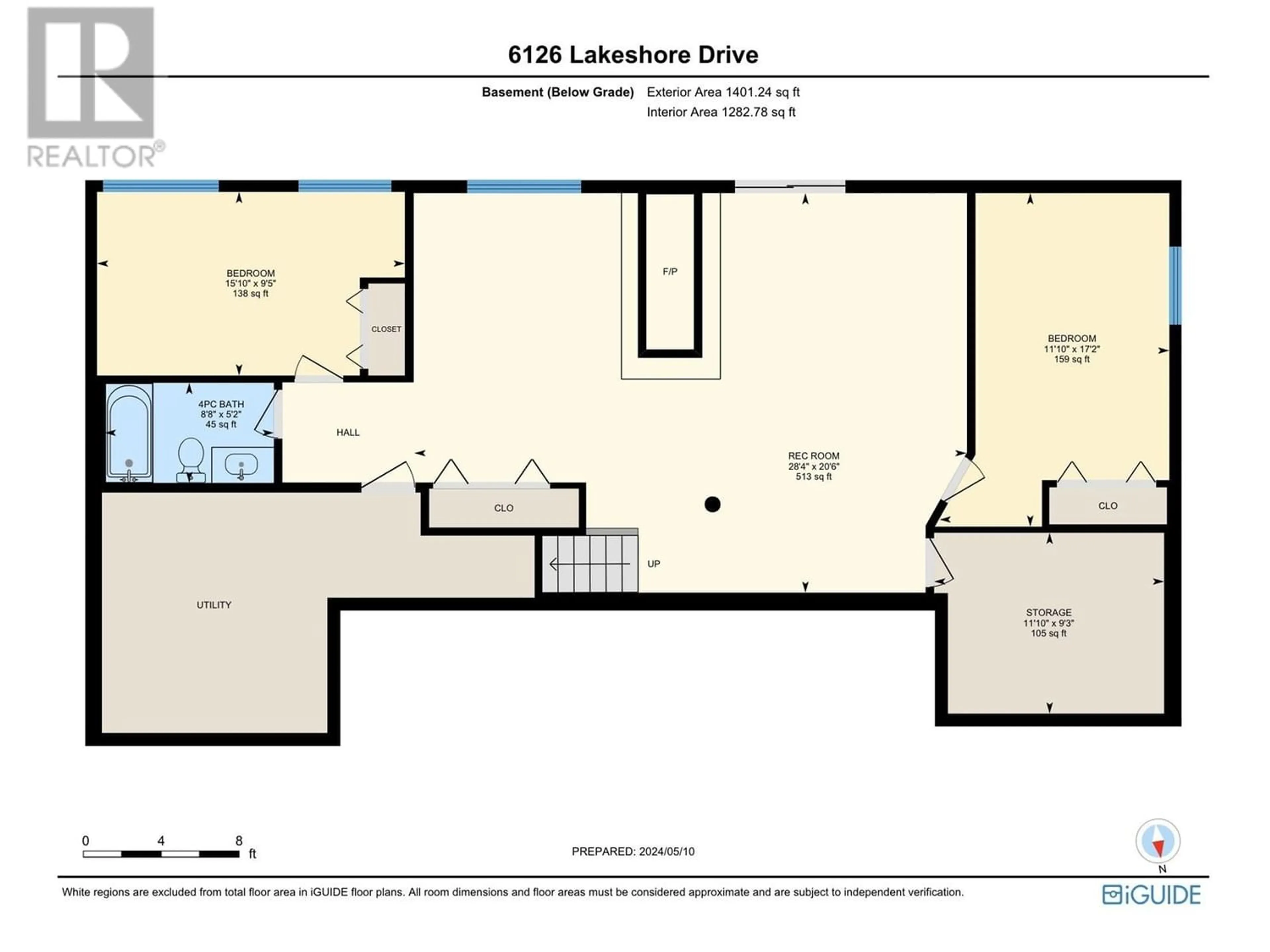 Floor plan for 6126 LAKESHORE DRIVE, Horse Lake British Columbia V0K2E3