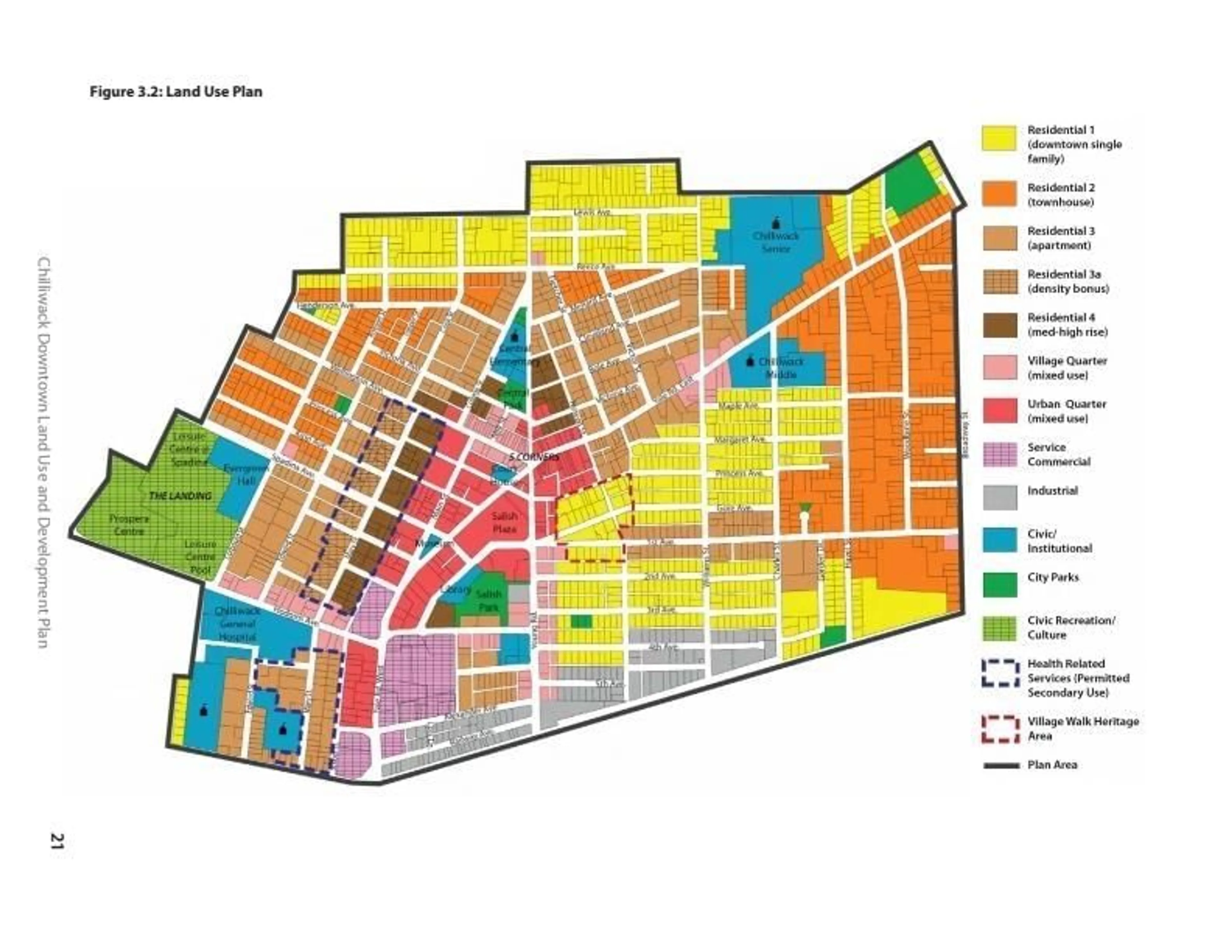 Picture of a map for 45926 REECE AVENUE, Chilliwack British Columbia V2P2Z2