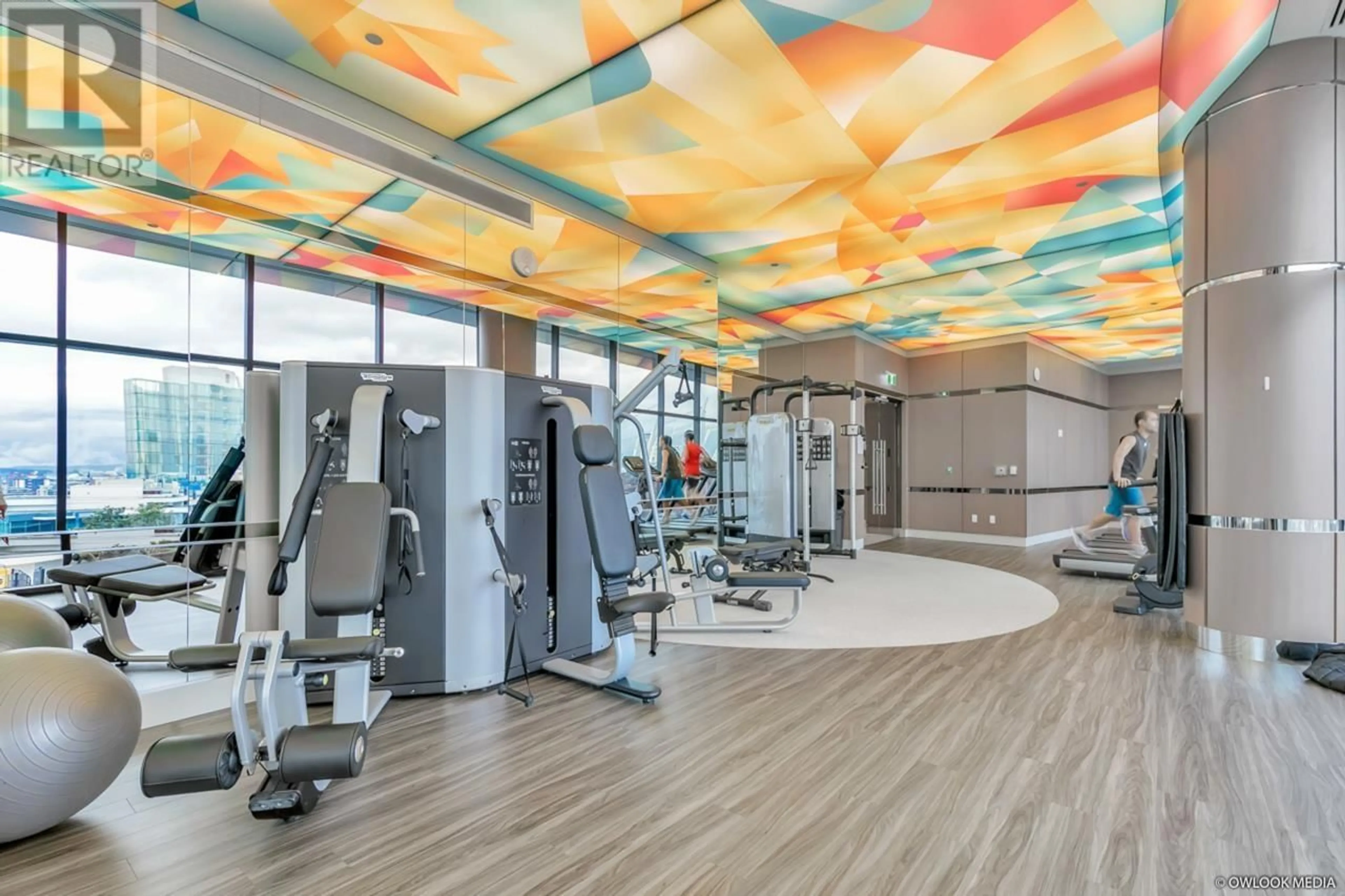 Gym or fitness room for 1409 89 NELSON STREET, Vancouver British Columbia V6Z0E7