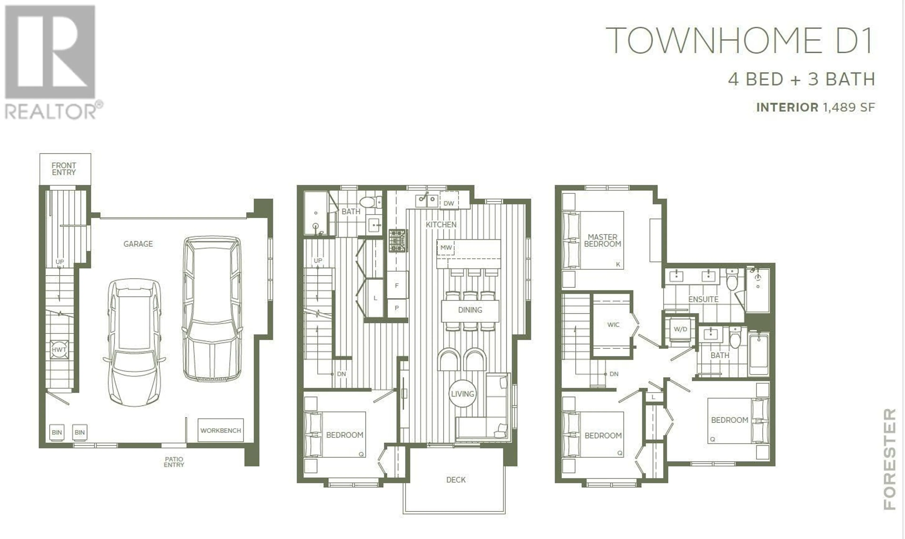 Floor plan for 126 1310 MITCHELL STREET, Coquitlam British Columbia V3B2W7