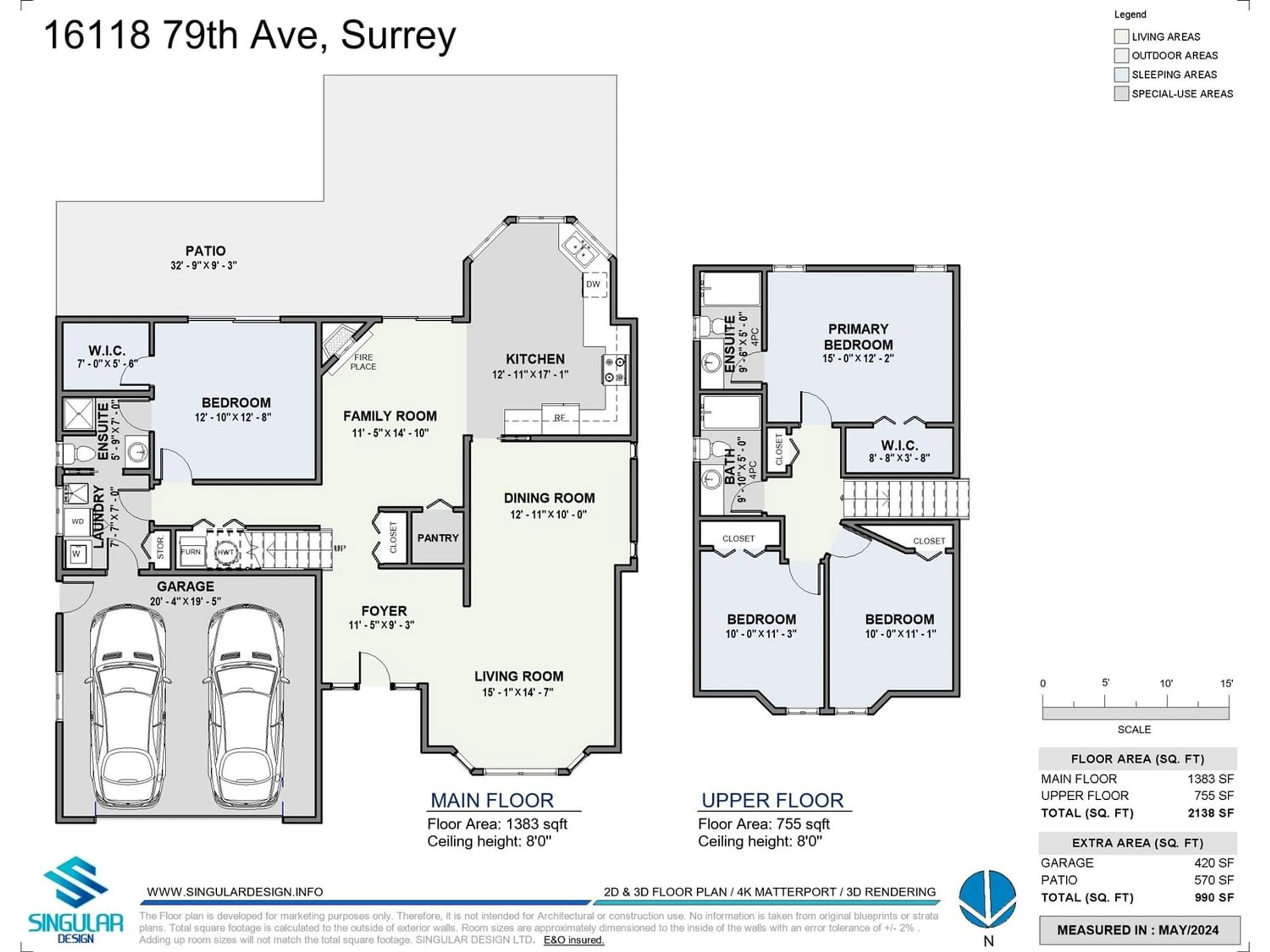 Floor plan for 16118 79 AVENUE, Surrey British Columbia V4N0K3