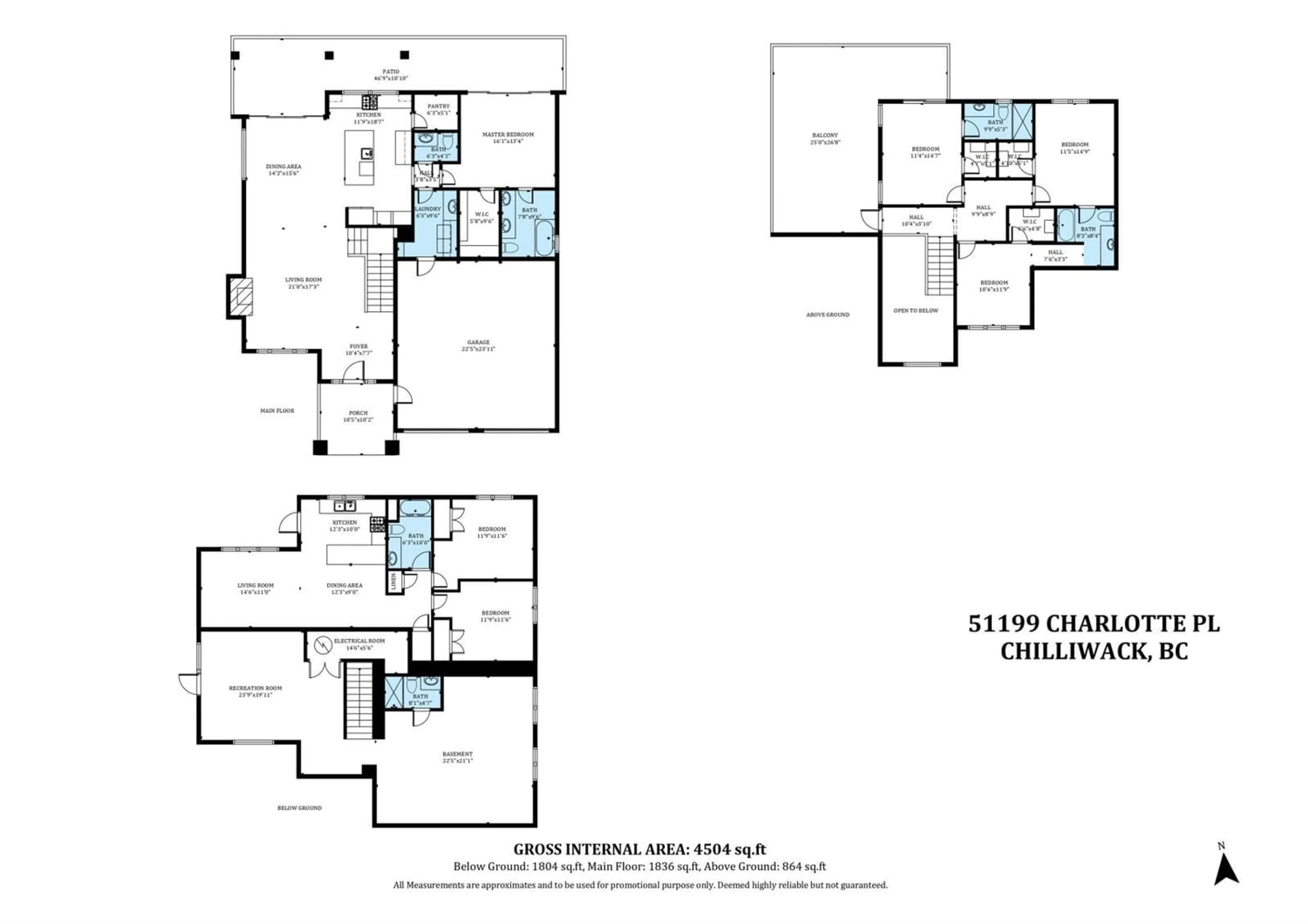 Floor plan for 51199 CHARLOTTE PLACE, Chilliwack British Columbia V4Z0E5