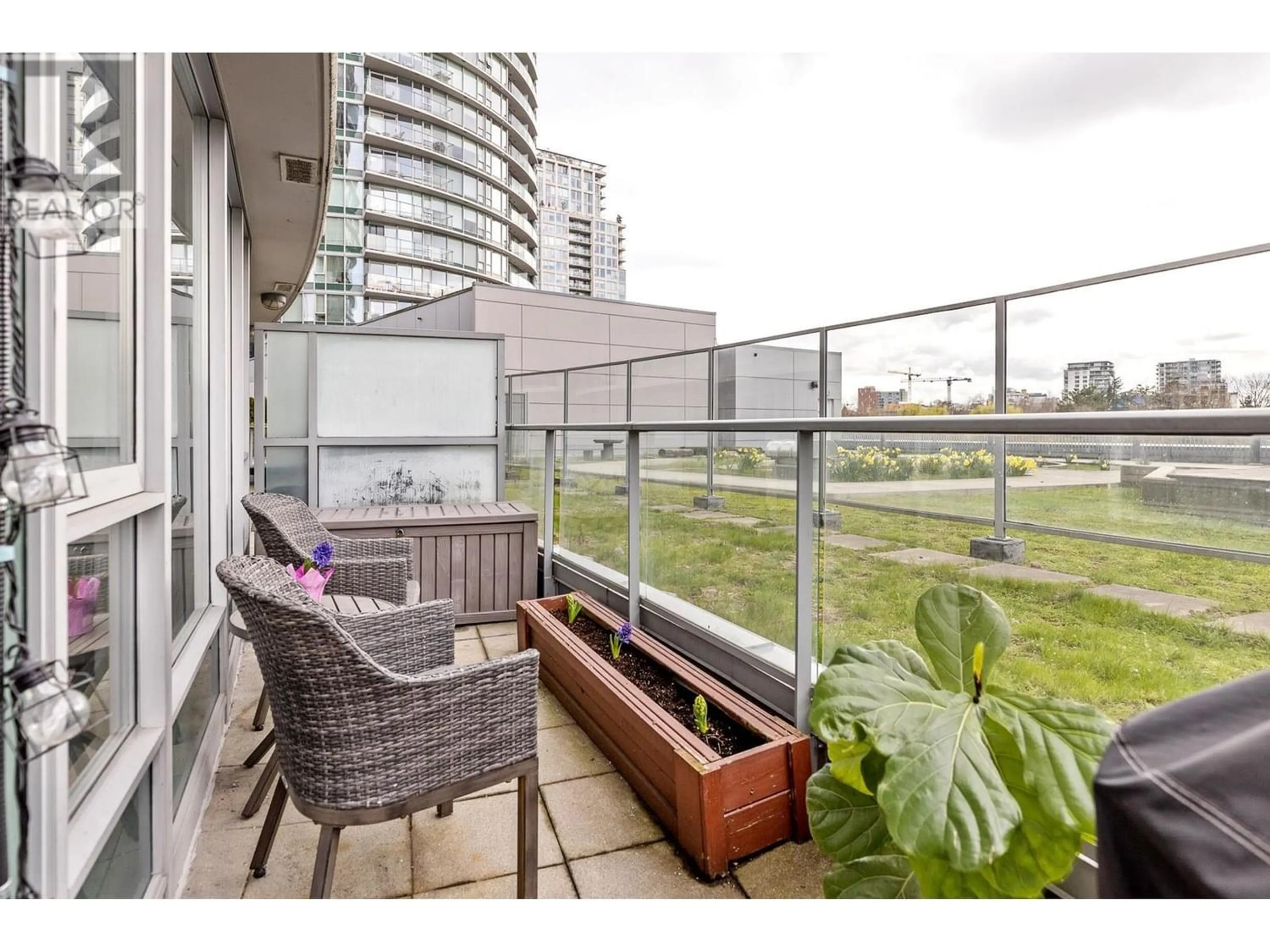 Balcony in the apartment for 301 688 ABBOTT STREET, Vancouver British Columbia V6B0B9