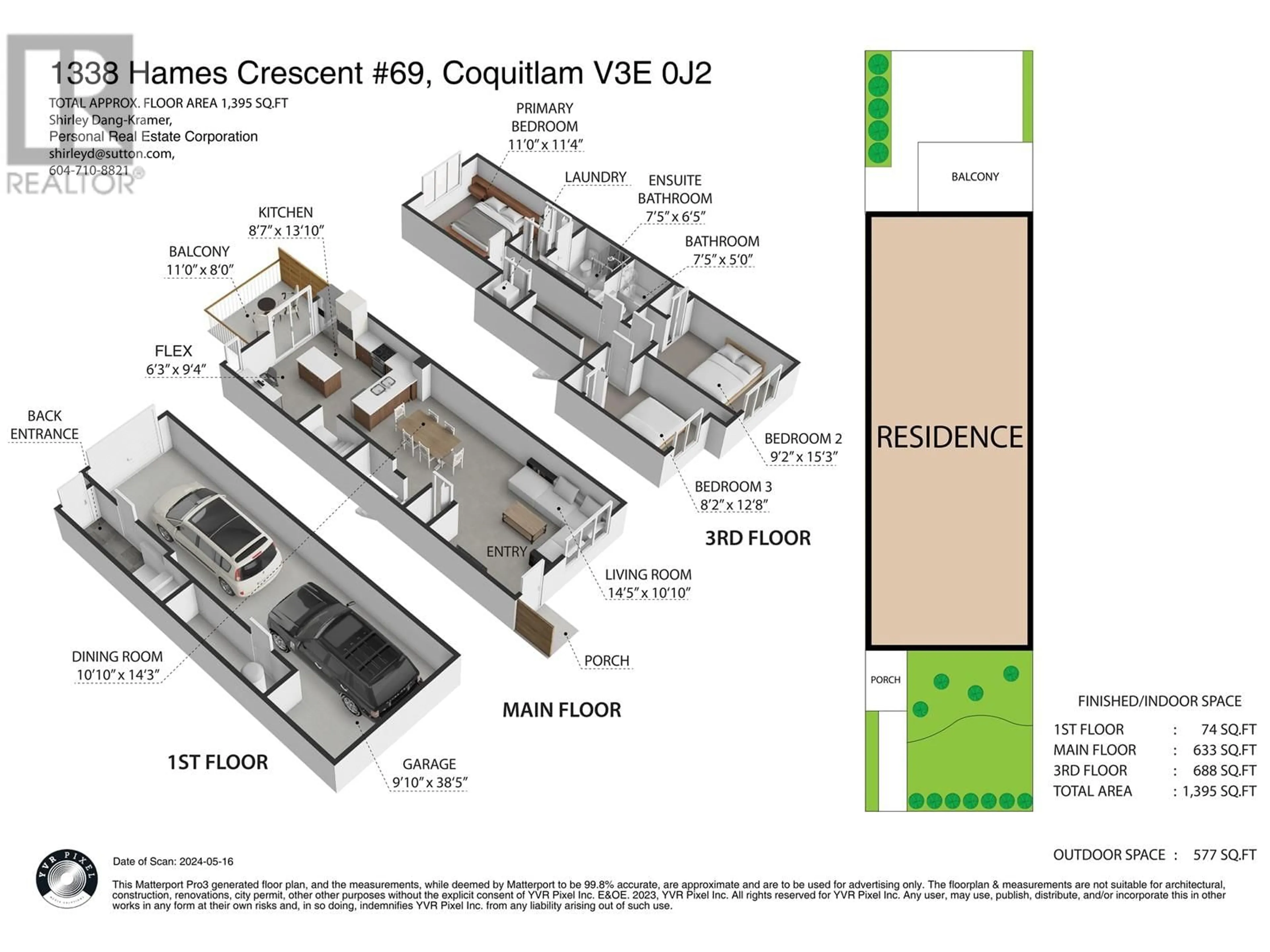 Floor plan for 69 1338 HAMES CRESCENT, Coquitlam British Columbia V3E0J2