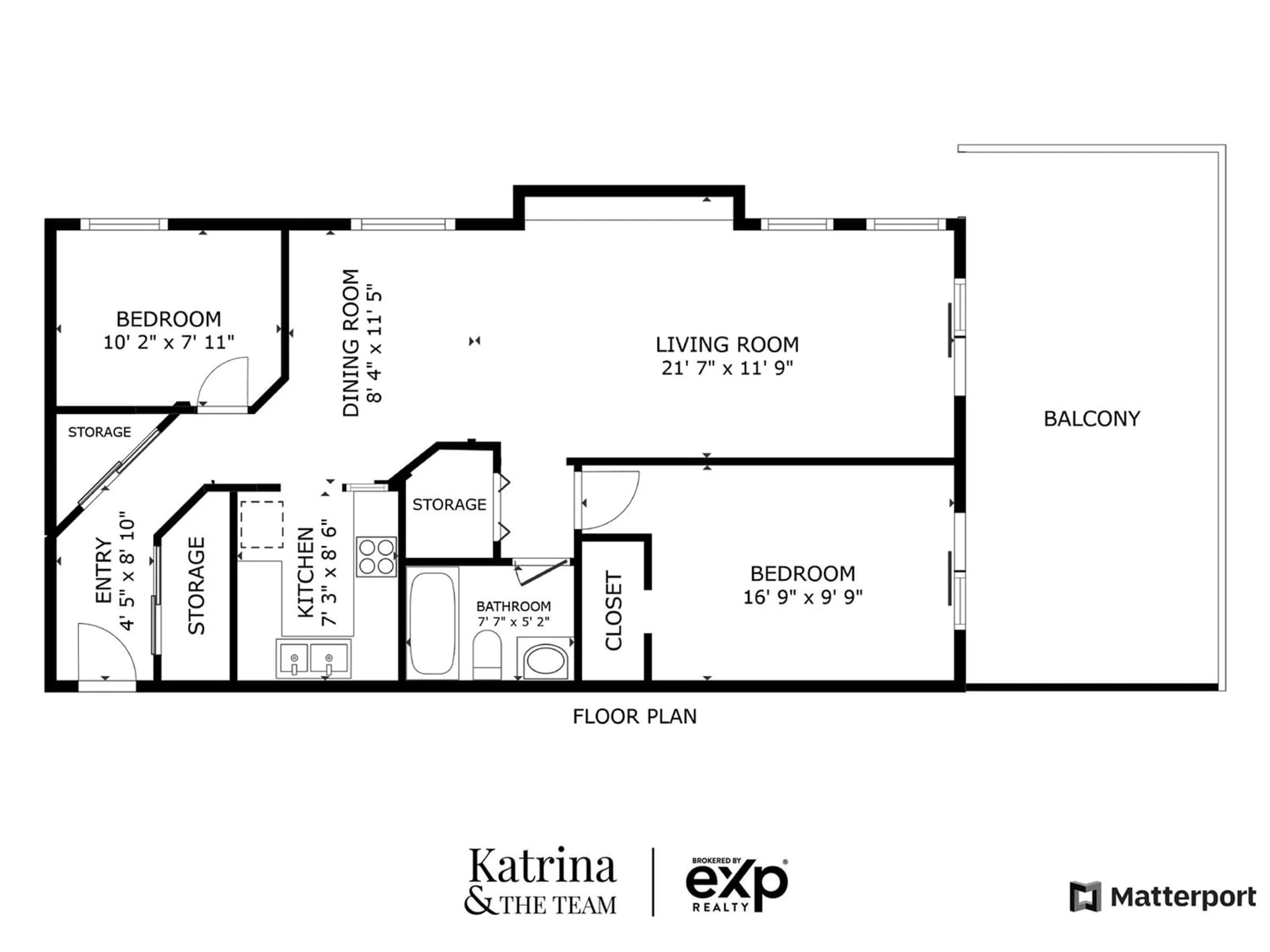 Floor plan for 104 1341 GEORGE STREET, White Rock British Columbia V4B4A1