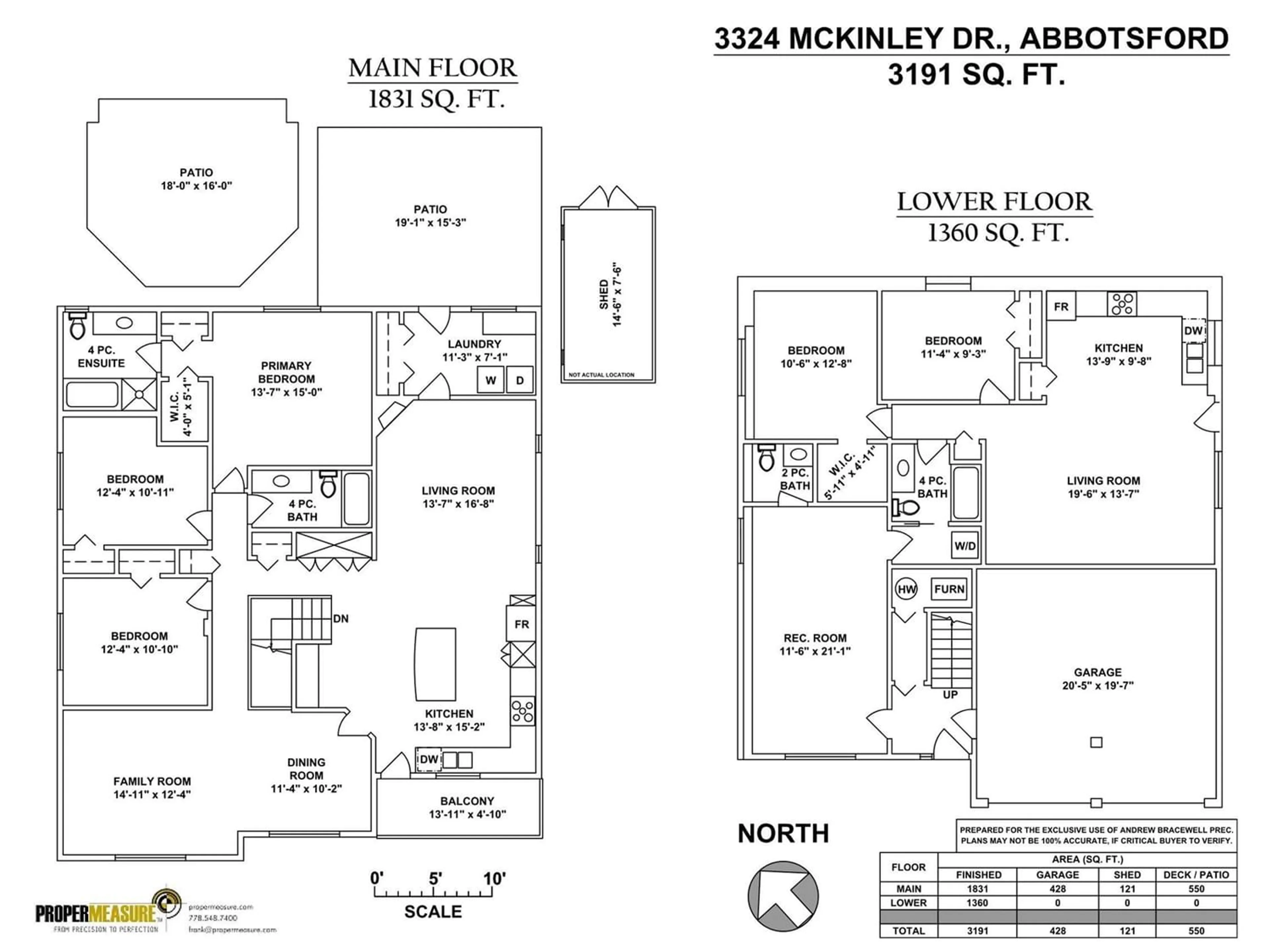 Floor plan for 3324 MCKINLEY DRIVE, Abbotsford British Columbia V2S8M8