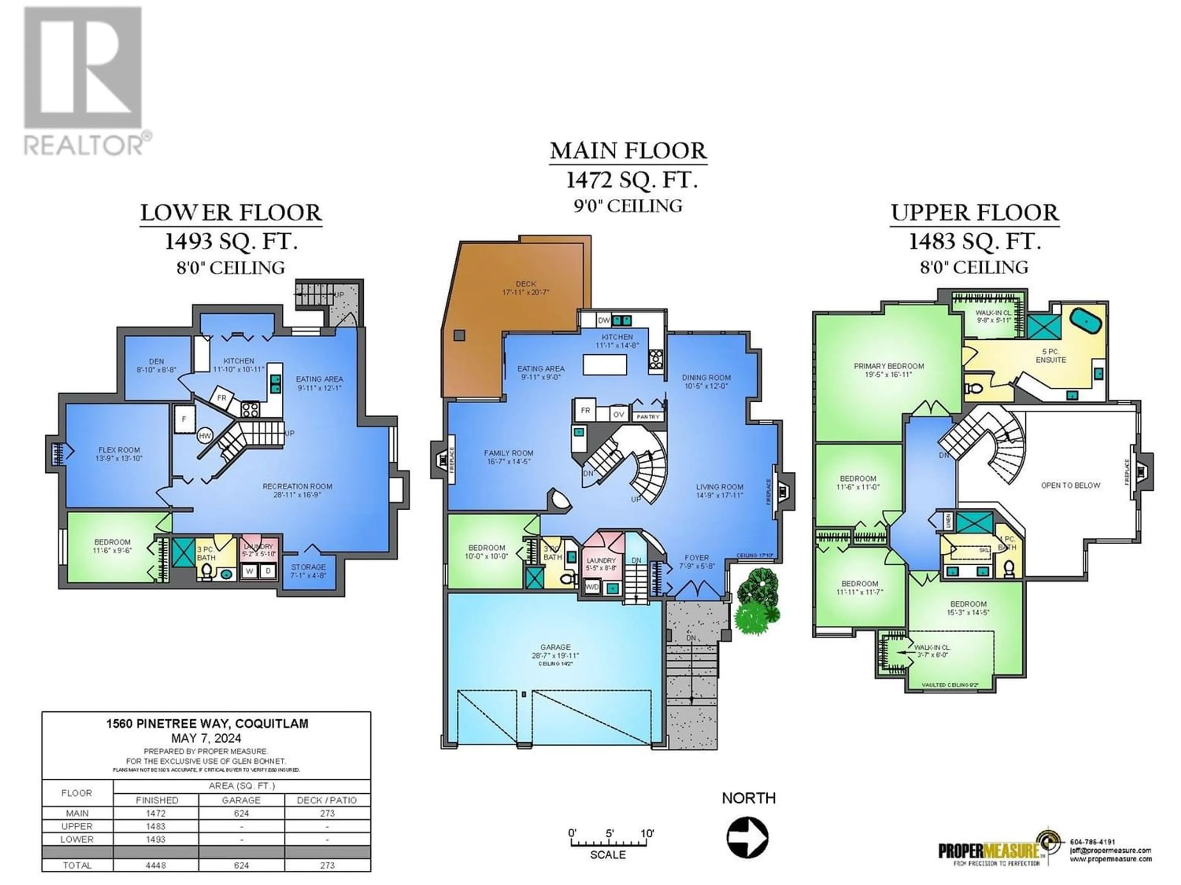 Floor plan for 1560 PINETREE WAY, Coquitlam British Columbia V3E2Z6