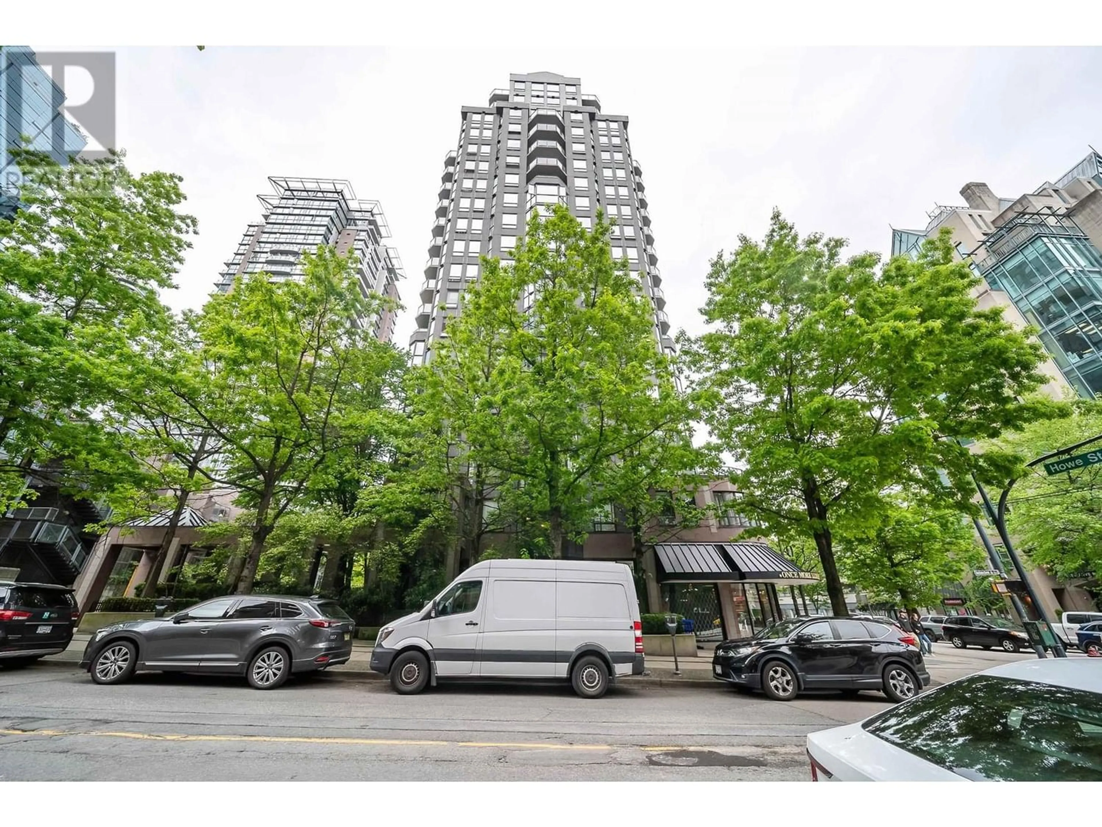 A pic from exterior of the house or condo, the street view for 1604 811 HELMCKEN STREET, Vancouver British Columbia V6Z1B1