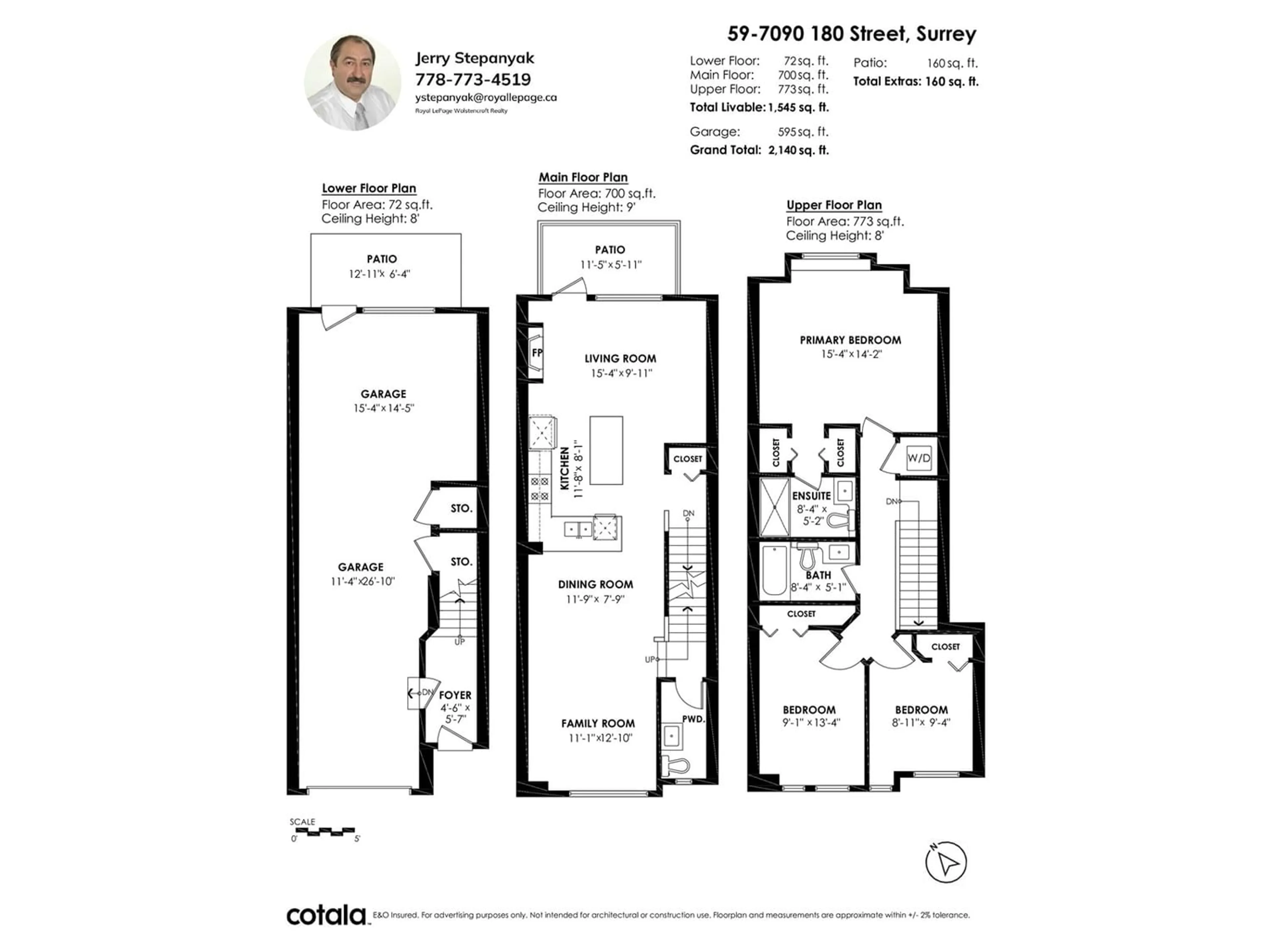 Floor plan for 59 7090 180 STREET, Surrey British Columbia V3S3T9