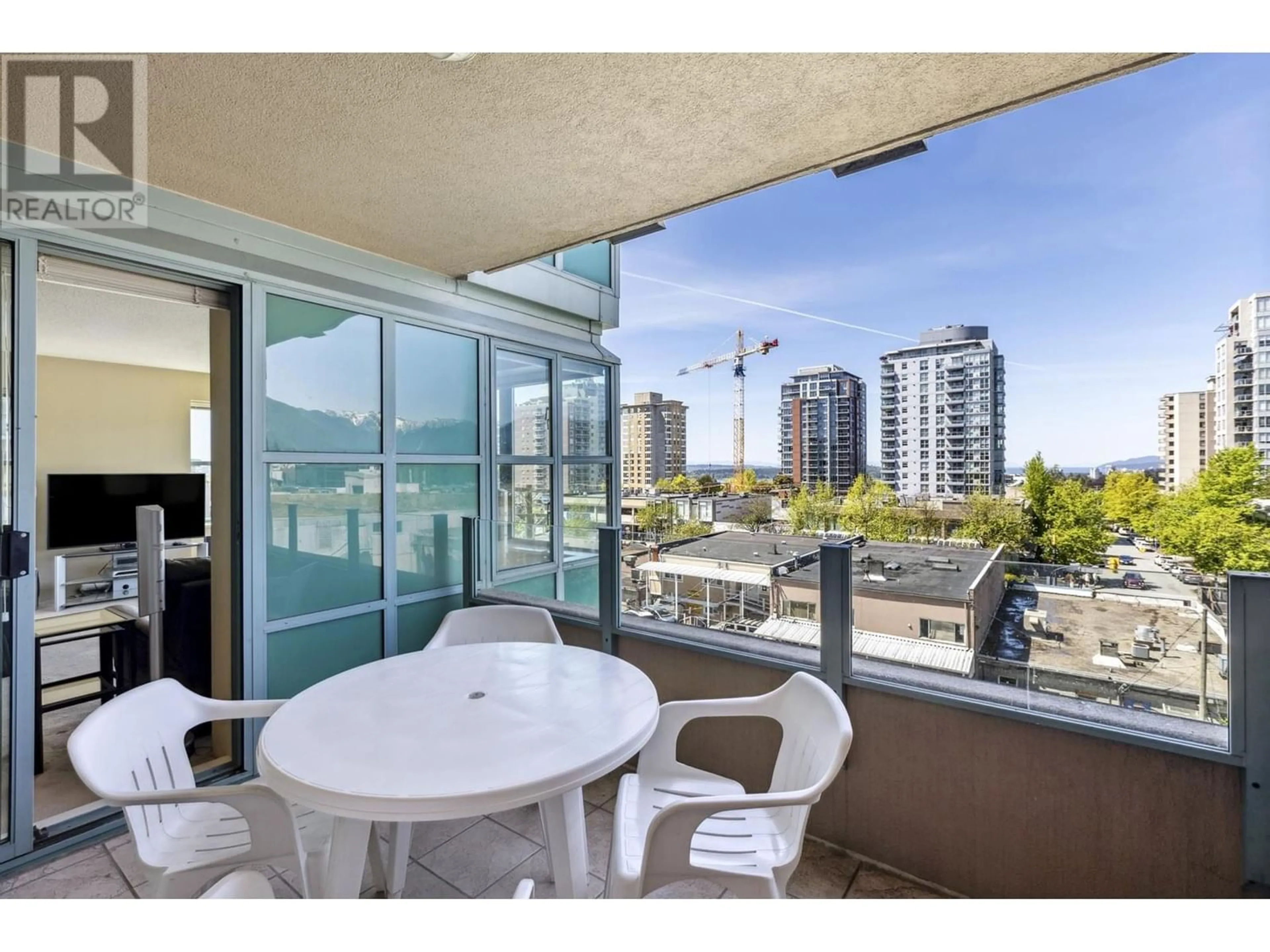 Balcony in the apartment for 504 1555 EASTERN AVENUE, North Vancouver British Columbia V7L3G2