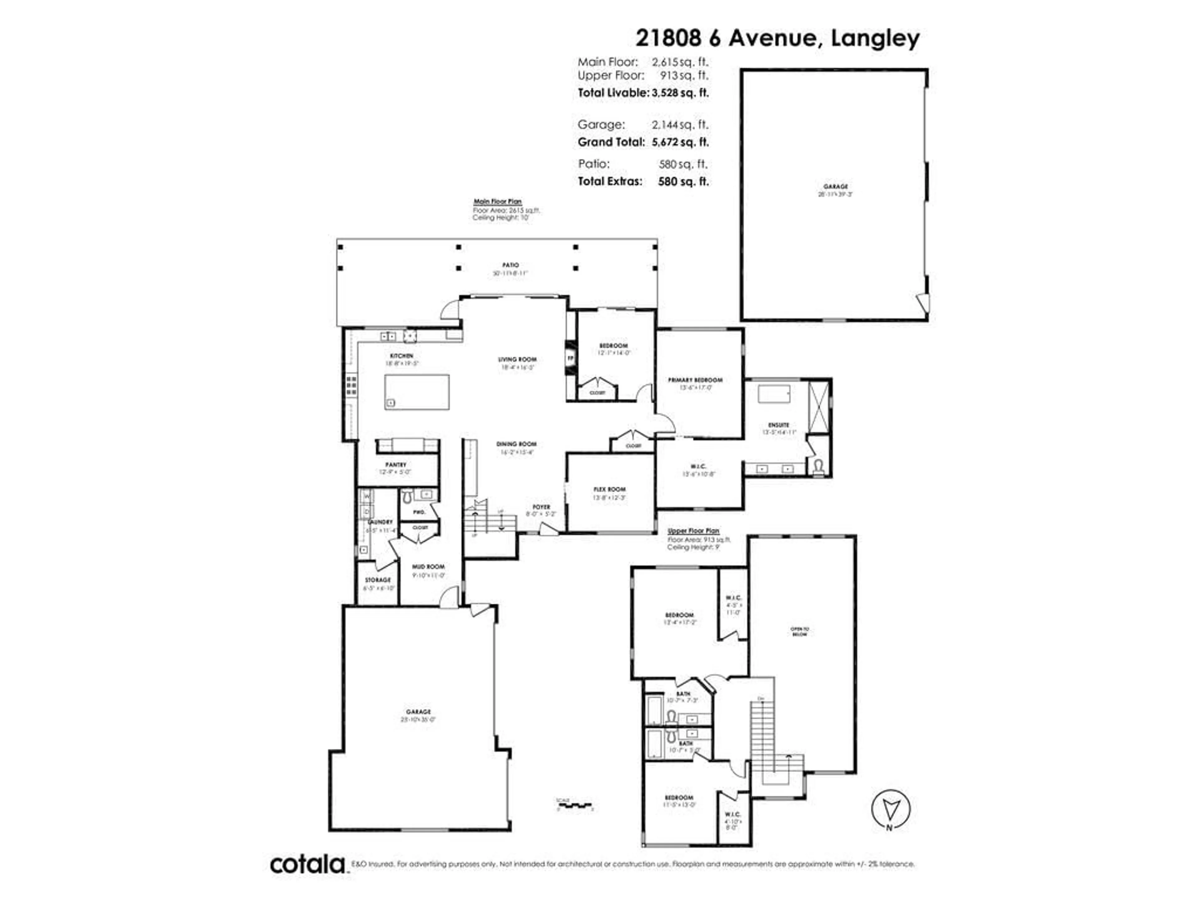 Floor plan for 21808 6 AVENUE, Langley British Columbia V2Z1R6