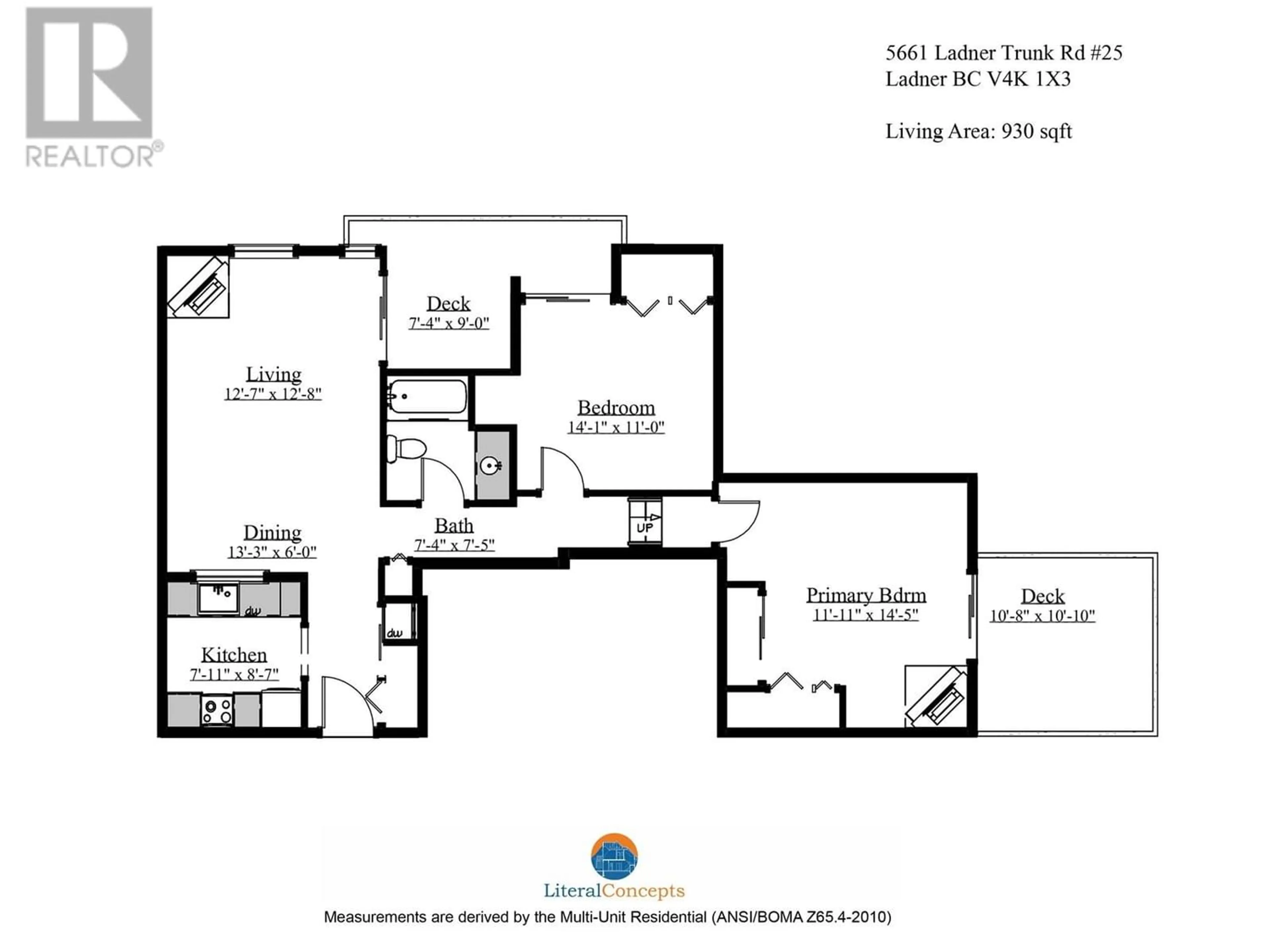 Floor plan for 25 5661 LADNER TRUNK ROAD, Delta British Columbia V4K1X3