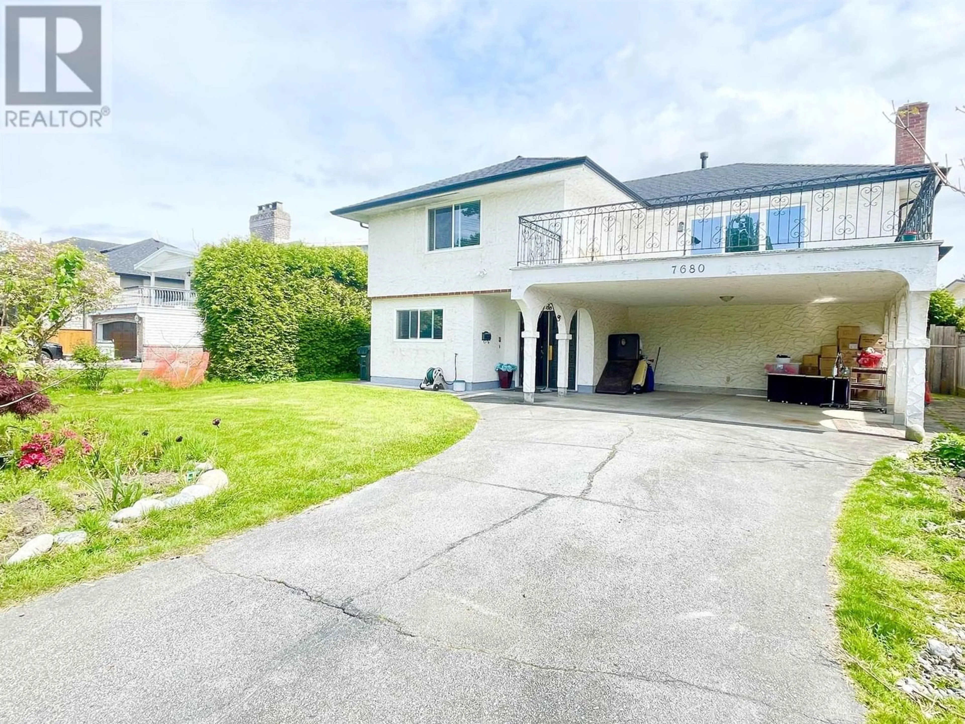 Frontside or backside of a home for 7680 DECOURCY CRESCENT, Richmond British Columbia V7C4E9