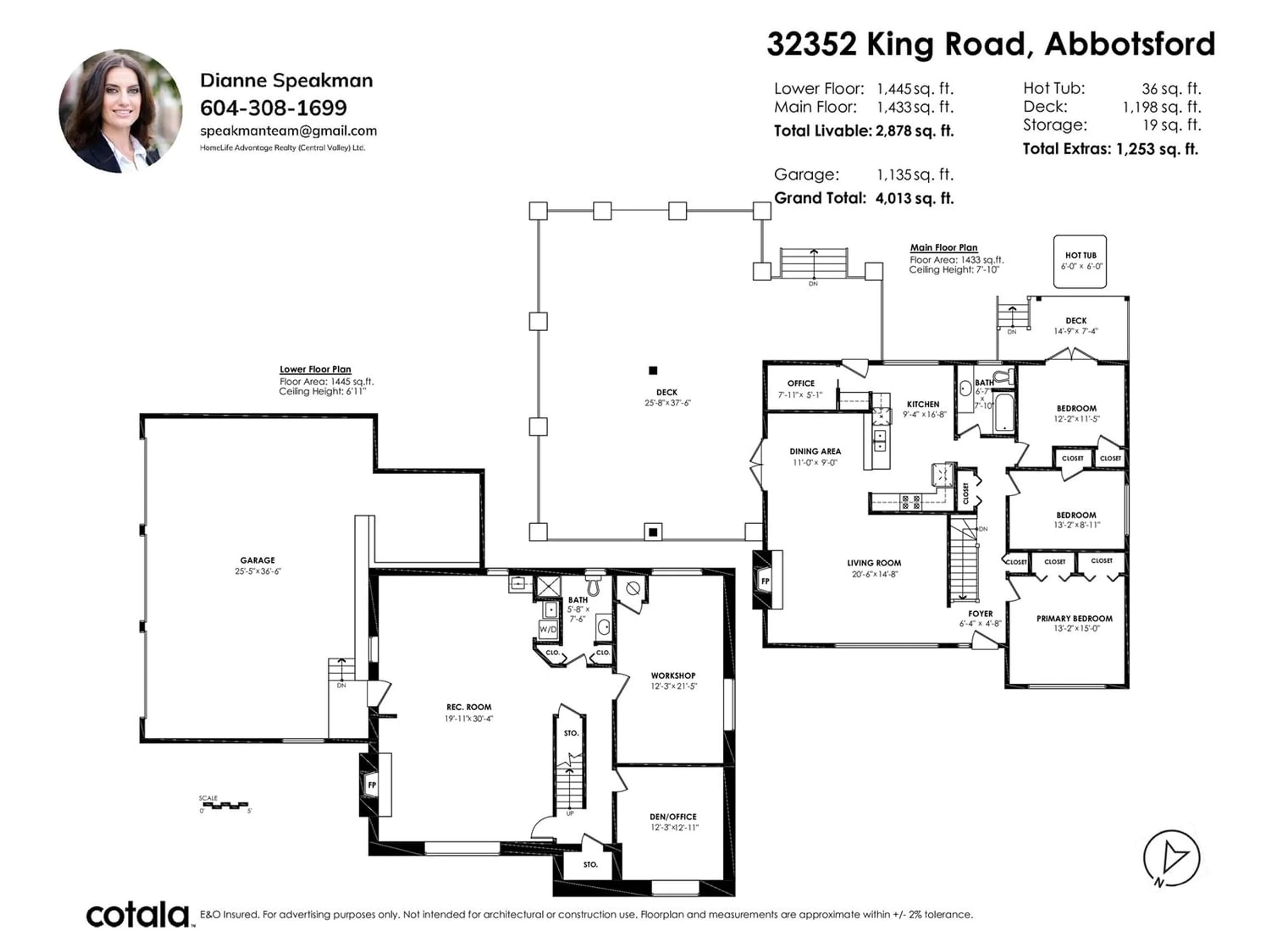 Floor plan for 32352 KING ROAD, Abbotsford British Columbia V2T5Z5