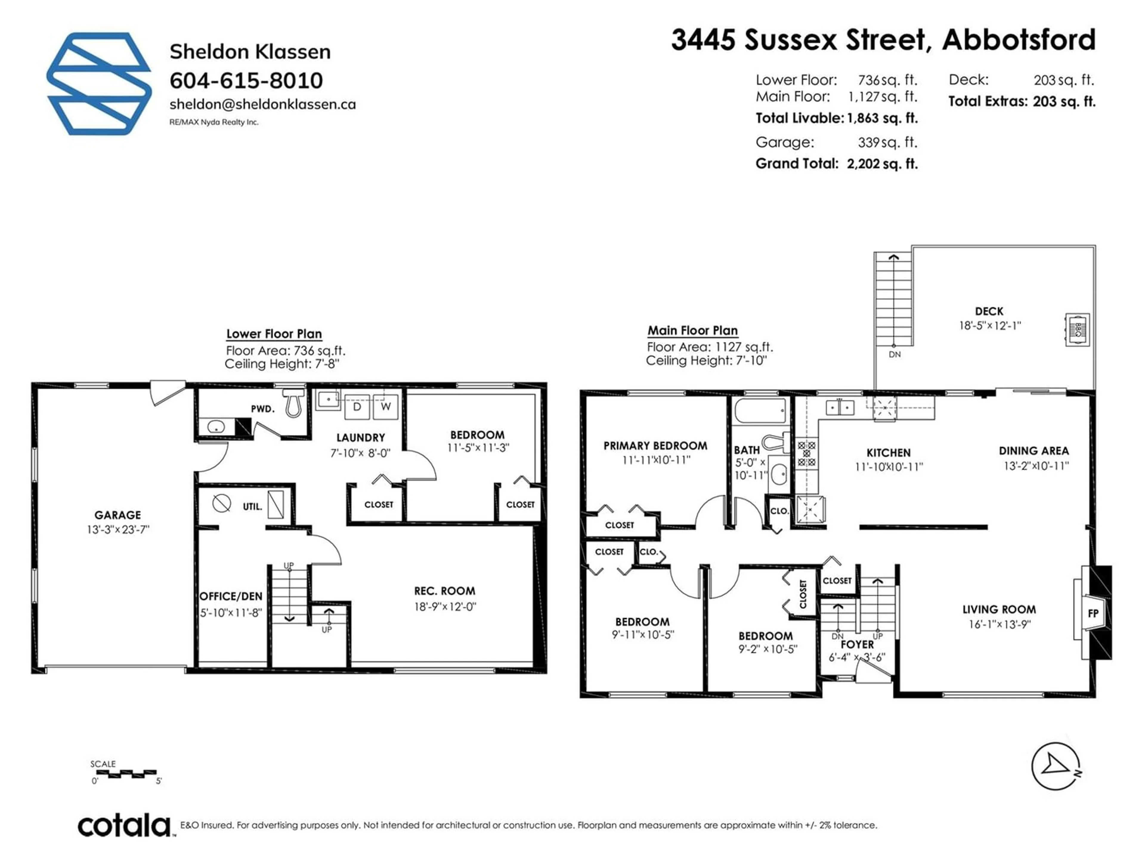 Floor plan for 3445 SUSSEX STREET, Abbotsford British Columbia V2S5A7