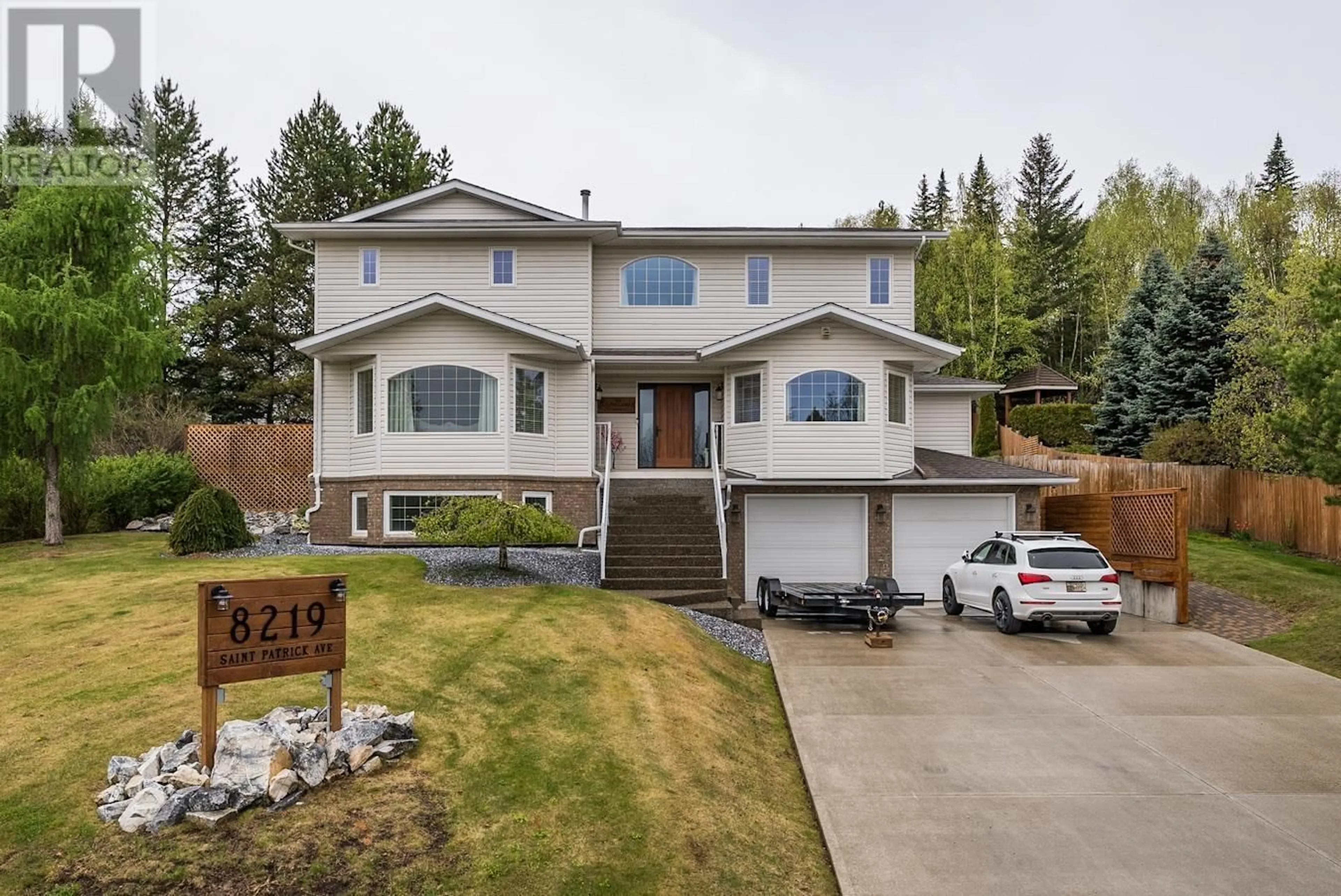 Frontside or backside of a home for 8219 ST PATRICK AVENUE, Prince George British Columbia V2N4K2