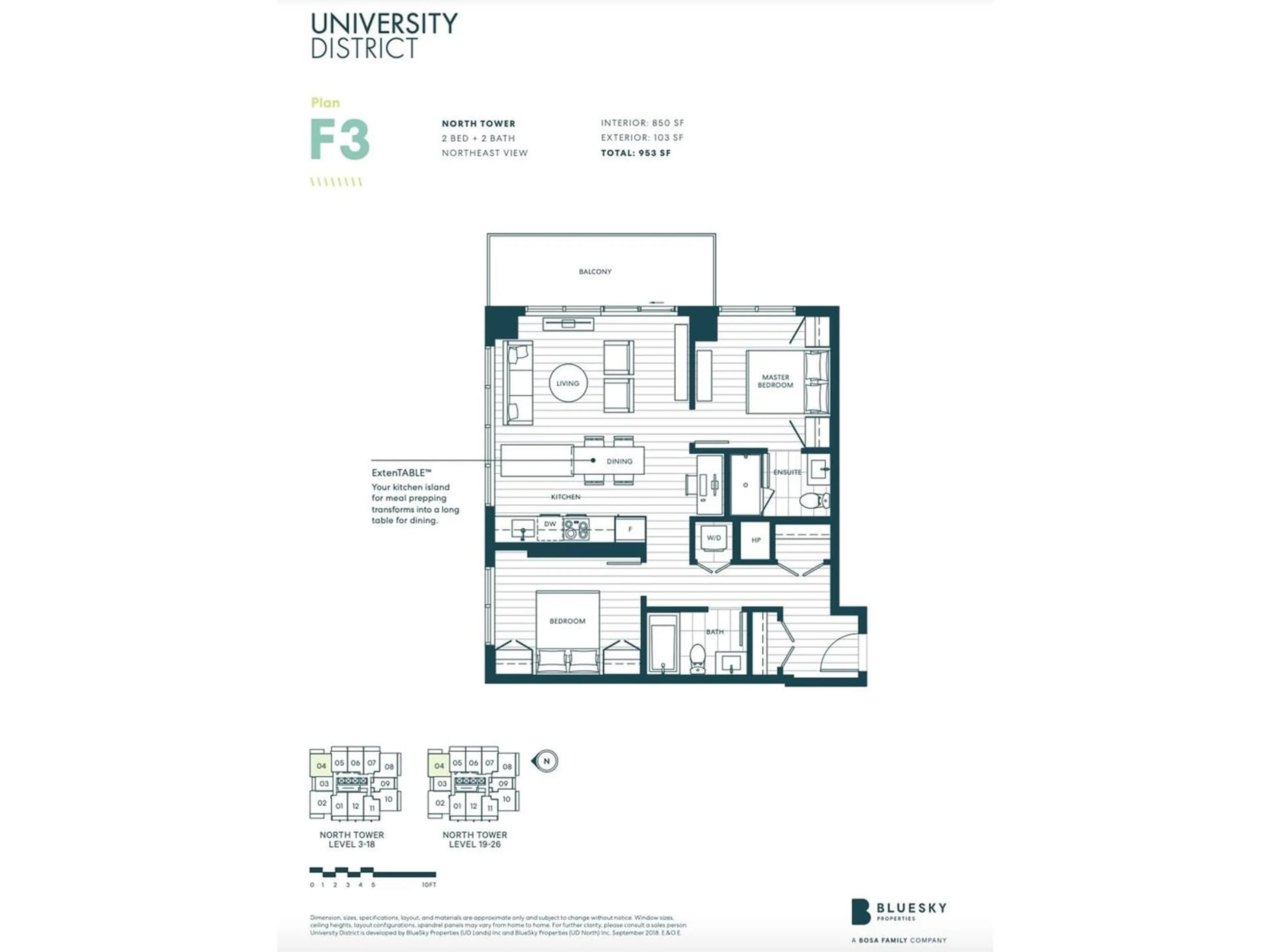 Floor plan for 504 13428 105 AVENUE, Surrey British Columbia V3T0S7